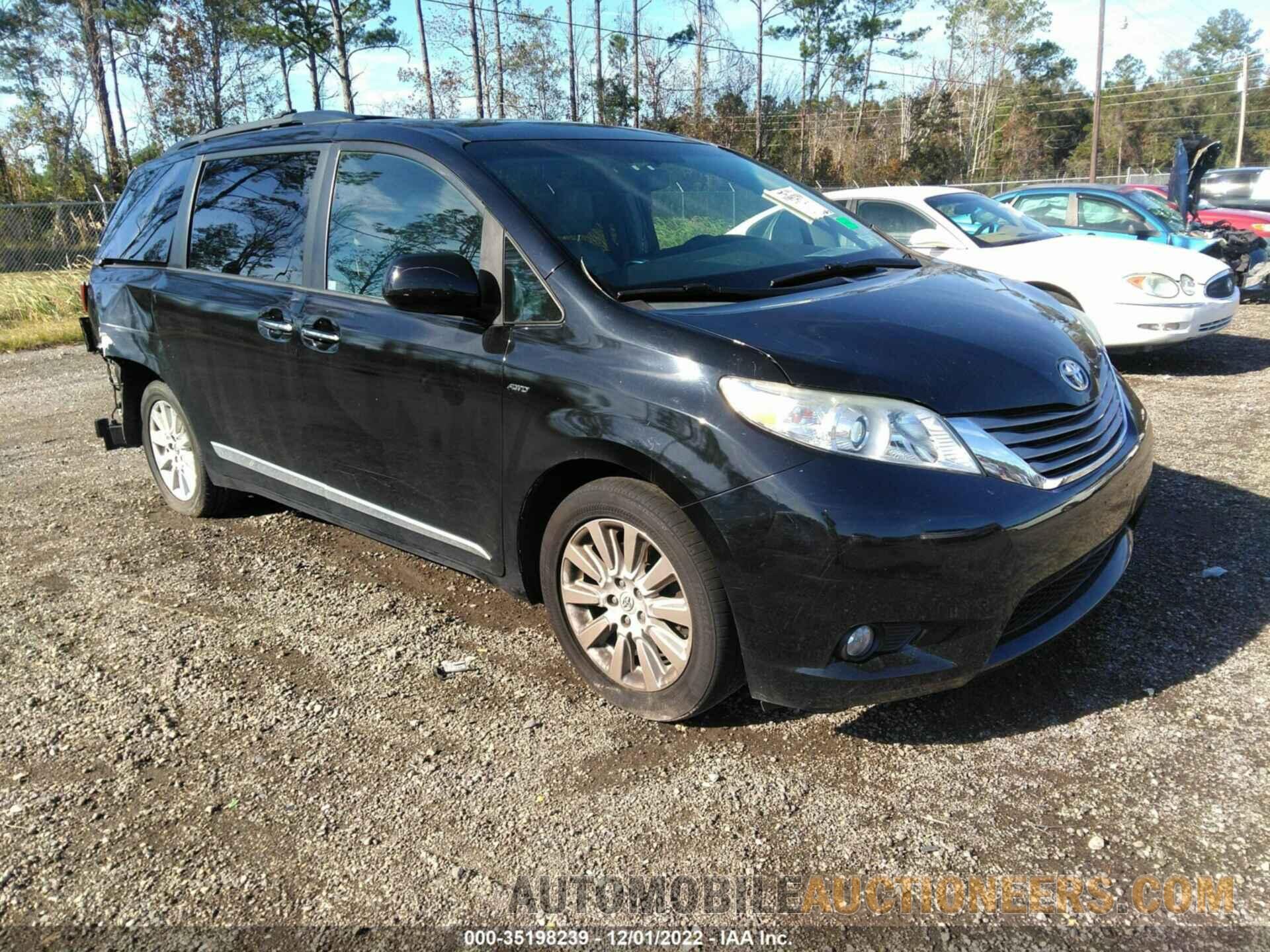 5TDDK3DC0GS134757 TOYOTA SIENNA 2016