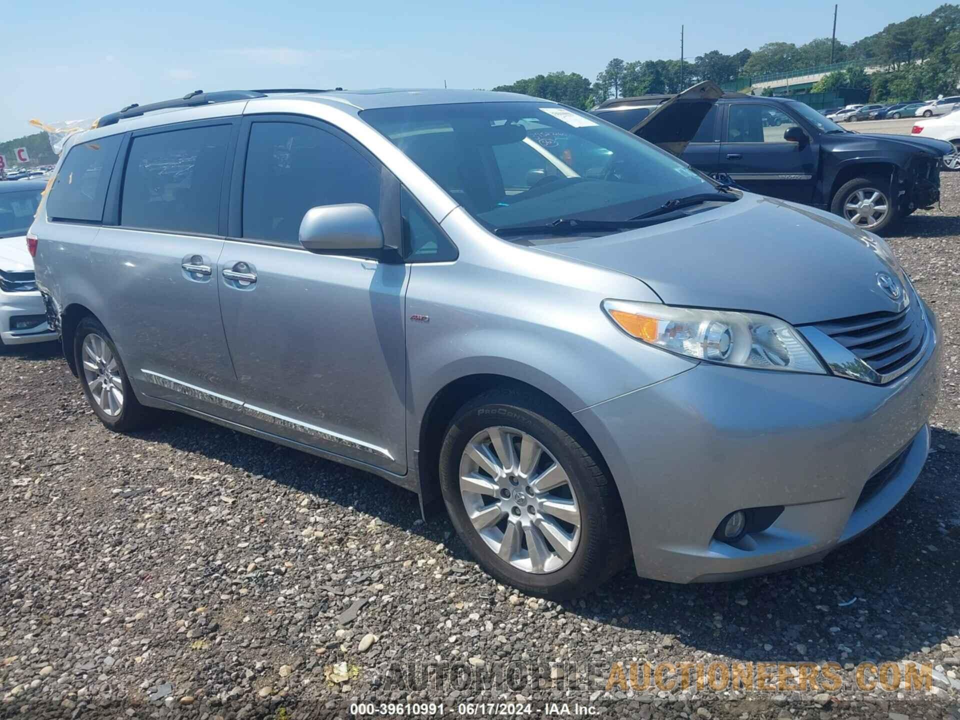 5TDDK3DC0GS136606 TOYOTA SIENNA 2016