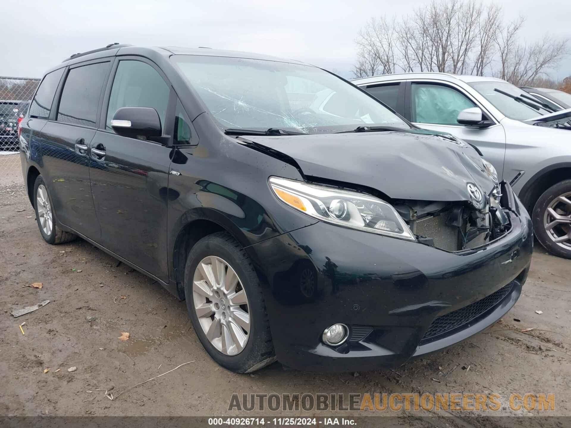 5TDDK3DC0GS142860 TOYOTA SIENNA 2016