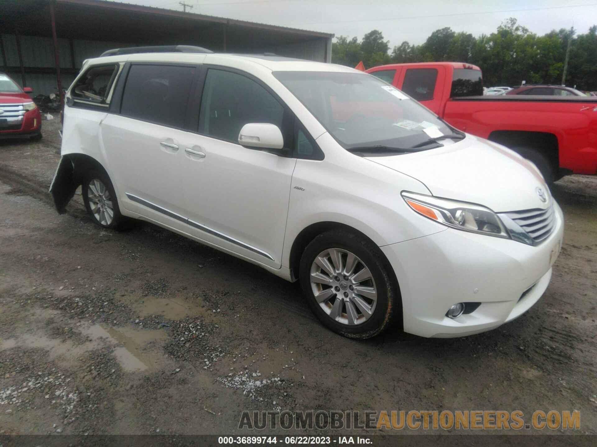 5TDDK3DC0GS145452 TOYOTA SIENNA 2016