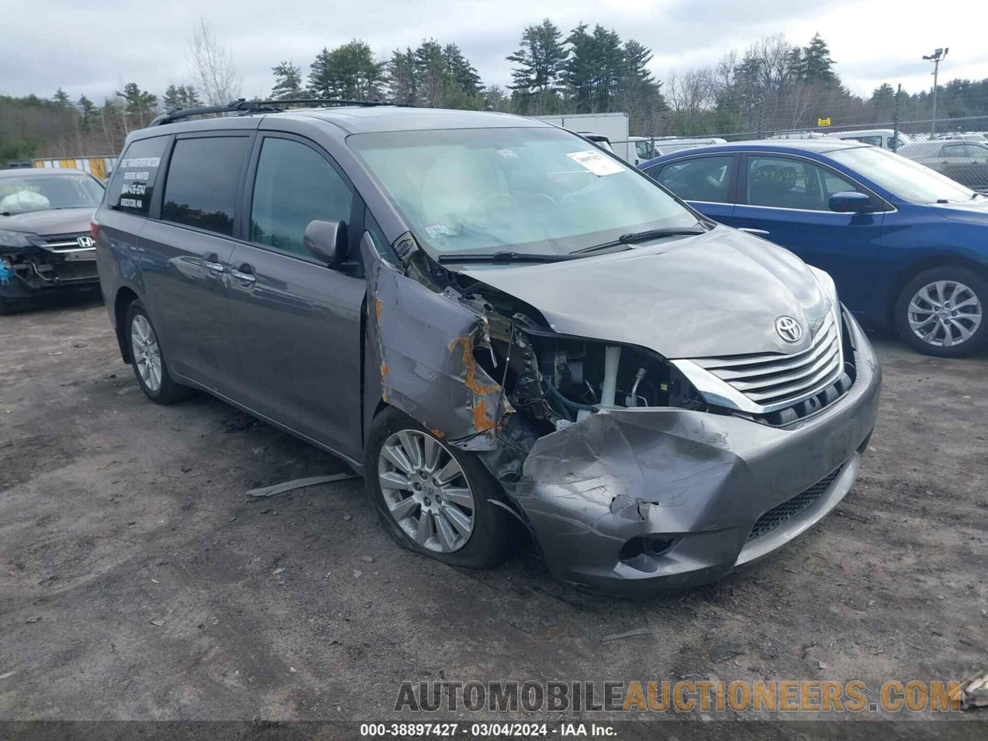 5TDDK3DC1FS102771 TOYOTA SIENNA 2015