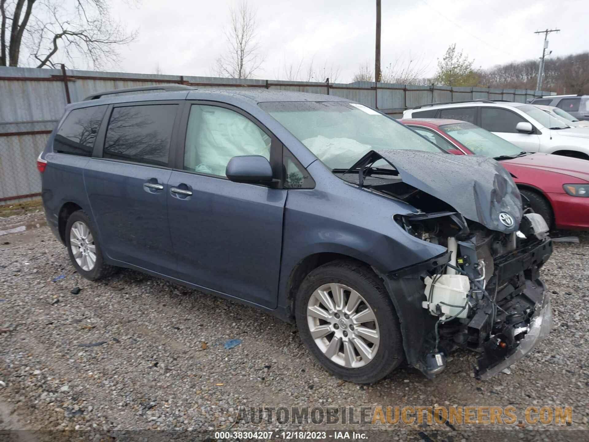 5TDDK3DC2FS113357 TOYOTA SIENNA 2015