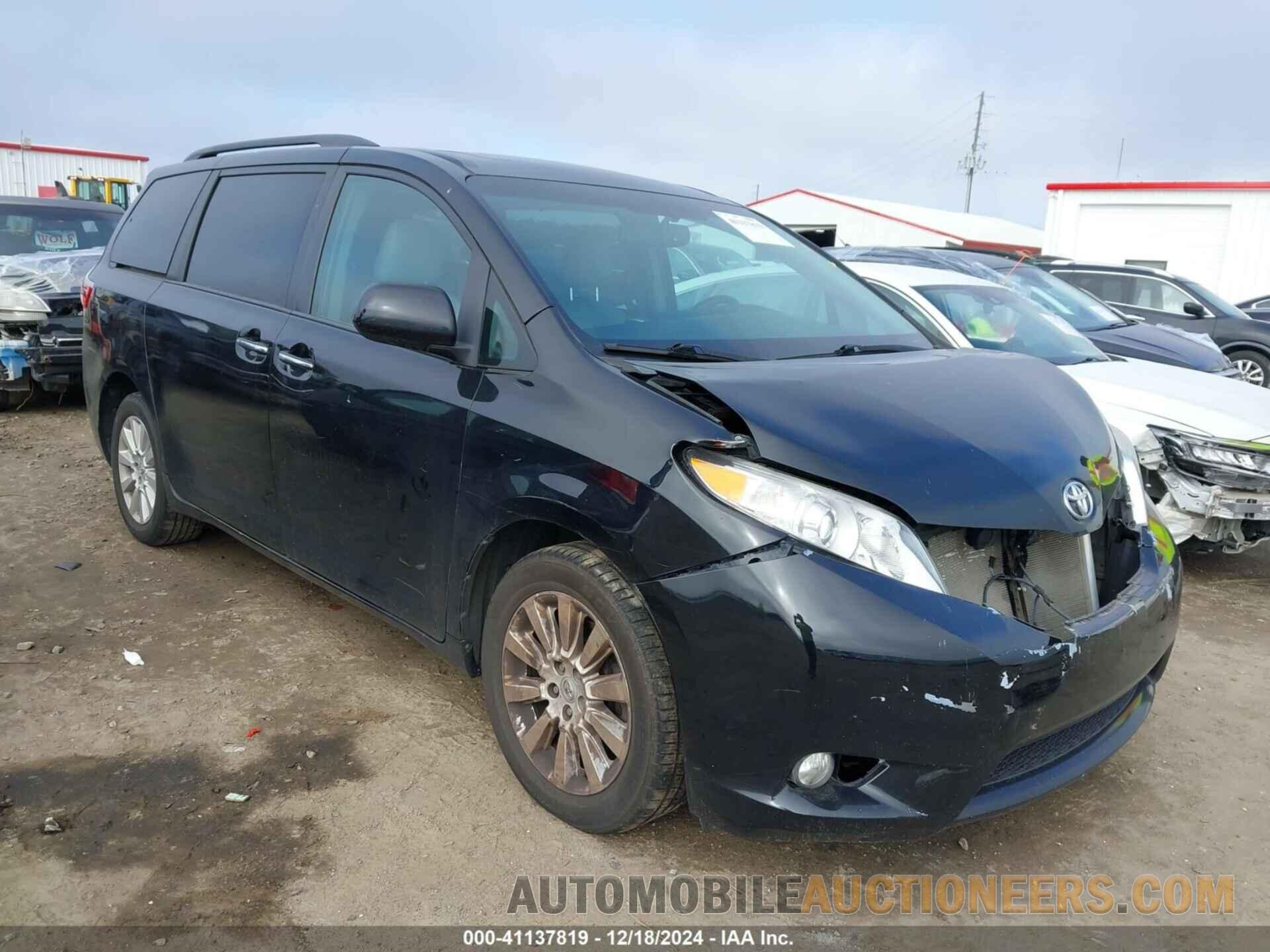 5TDDK3DC2FS116159 TOYOTA SIENNA 2015