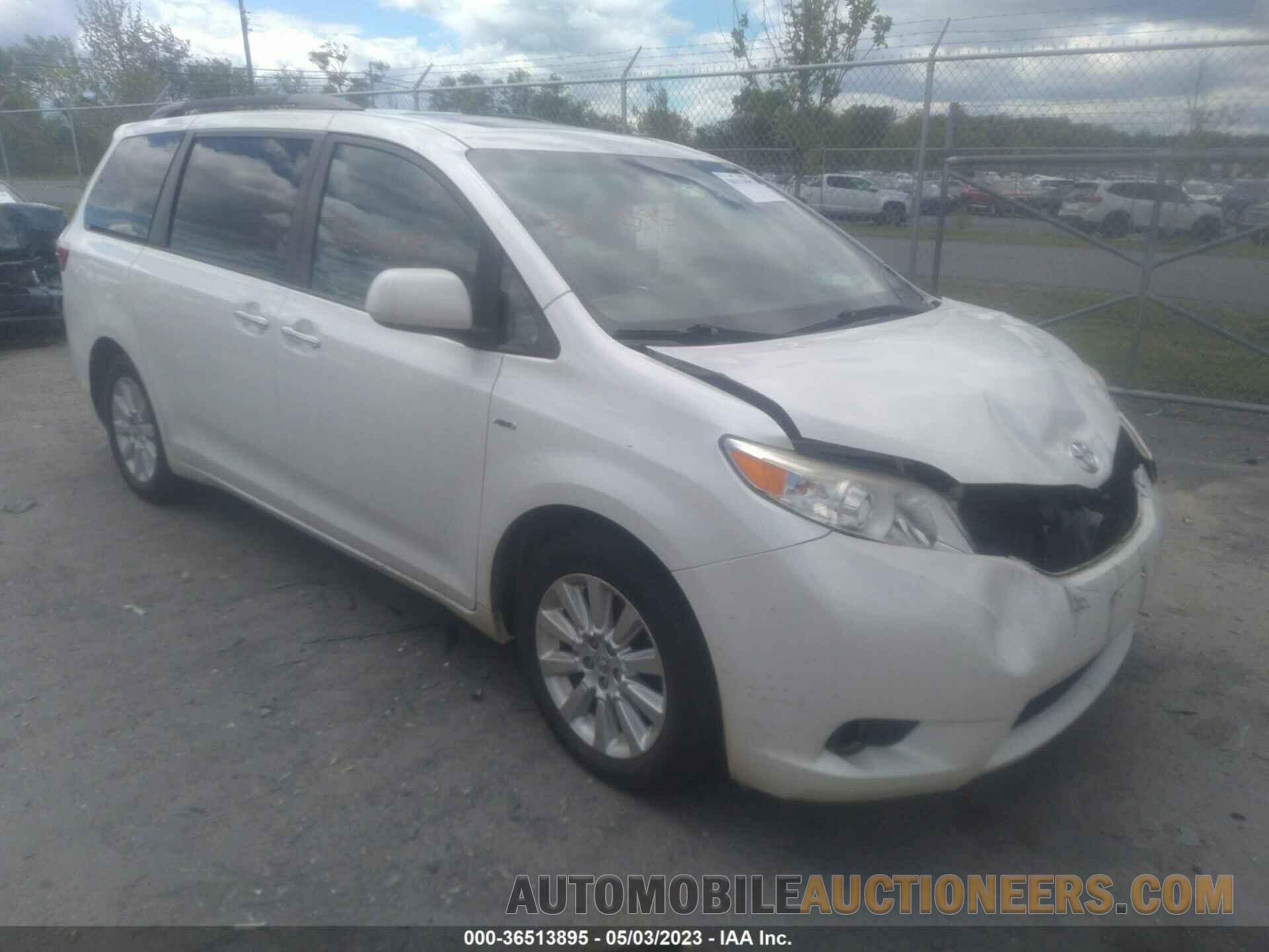 5TDDK3DC2GS133870 TOYOTA SIENNA 2016