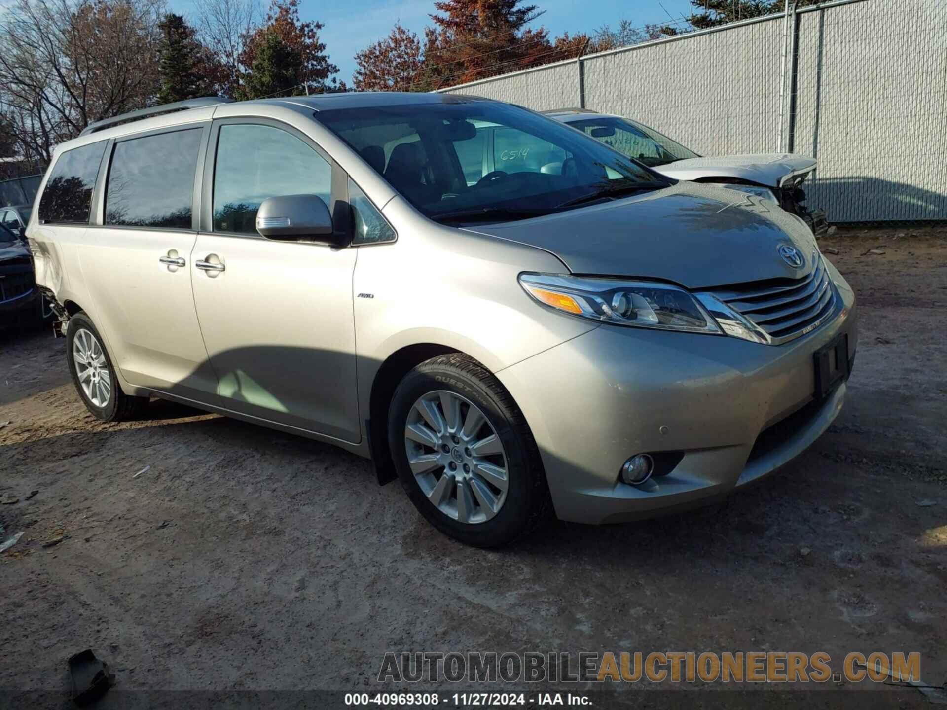 5TDDK3DC2GS136042 TOYOTA SIENNA 2016