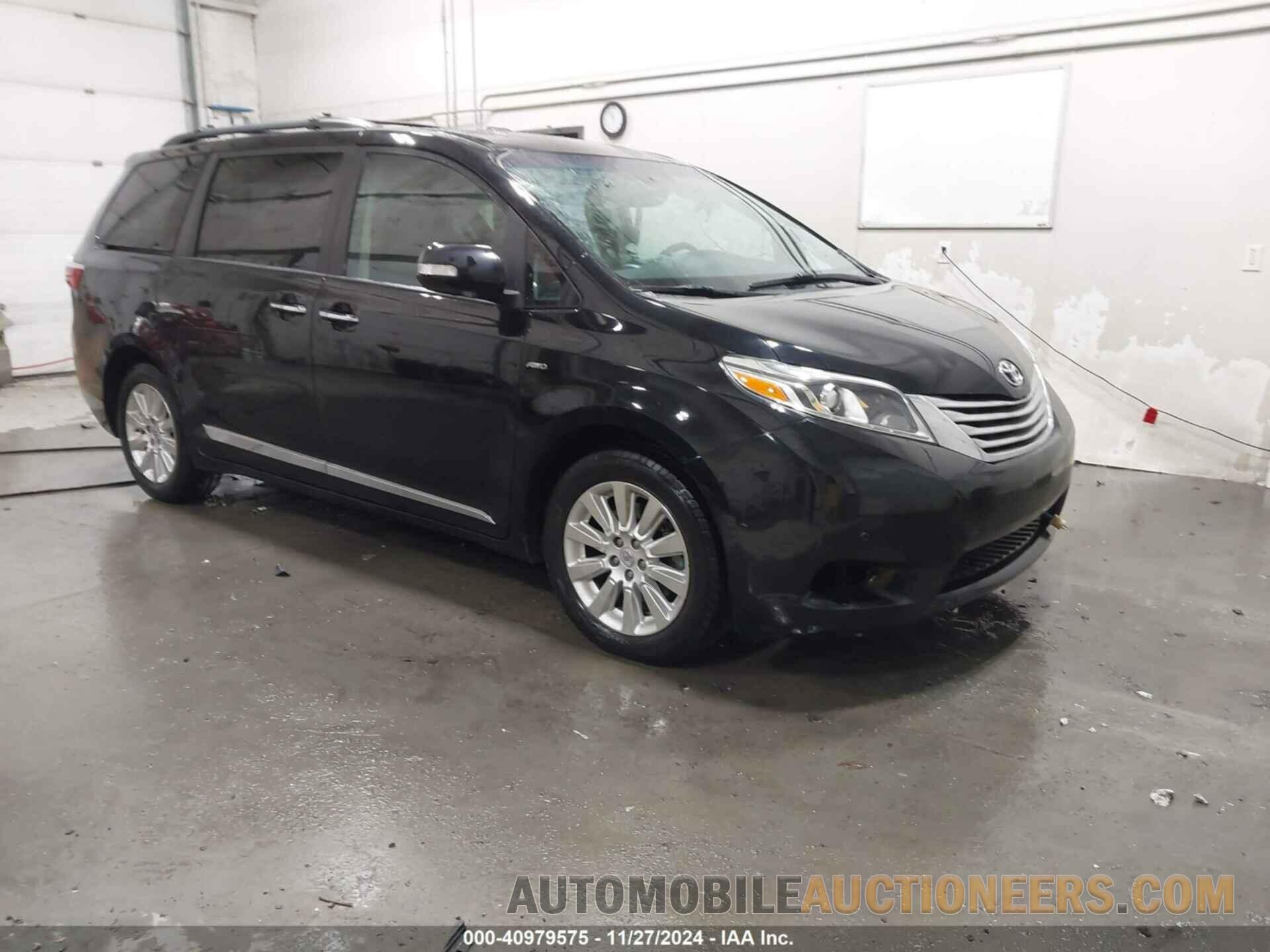 5TDDK3DC2GS138678 TOYOTA SIENNA 2016