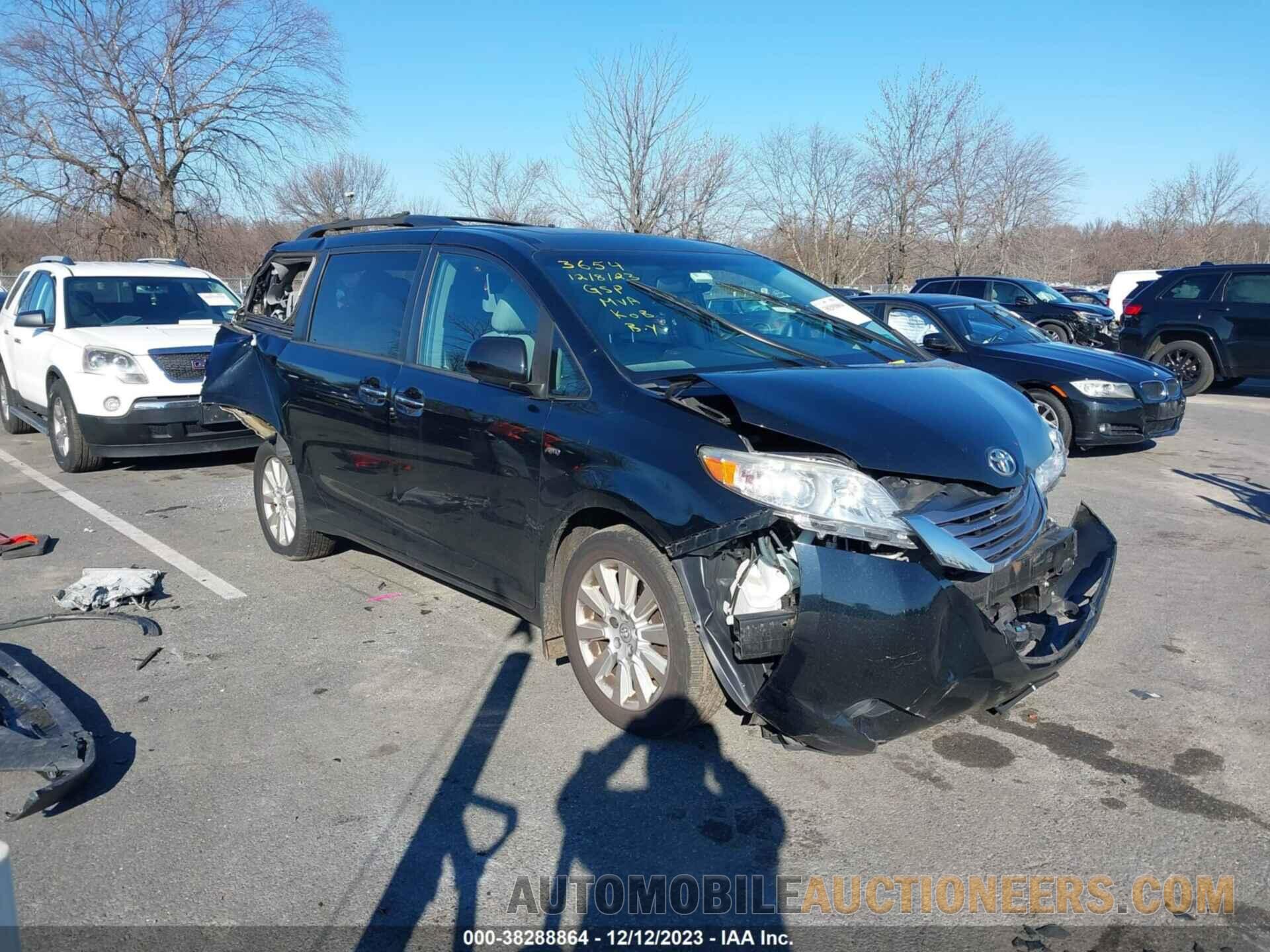 5TDDK3DC2GS143654 TOYOTA SIENNA 2016