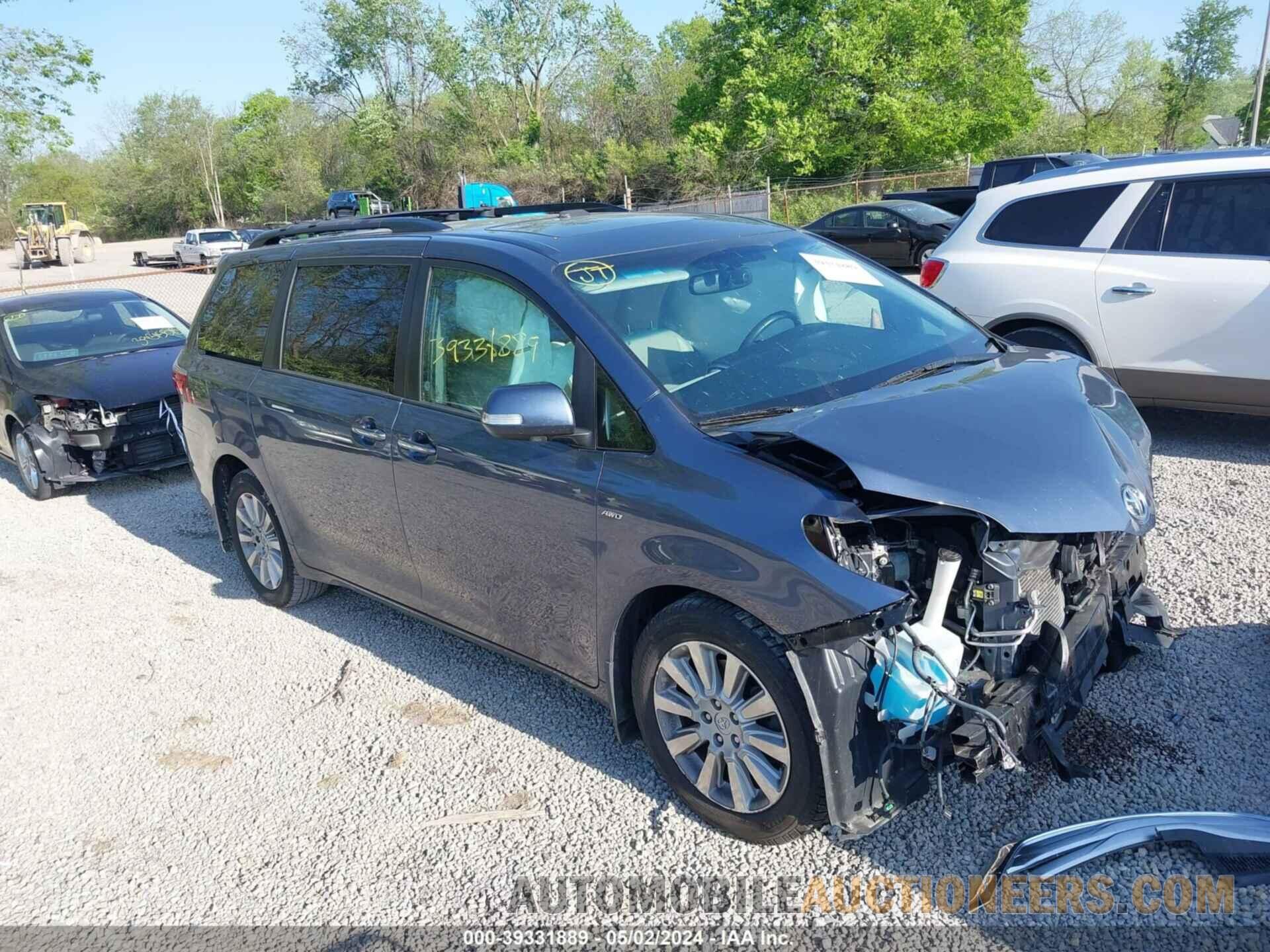 5TDDK3DC2GS146084 TOYOTA SIENNA 2016