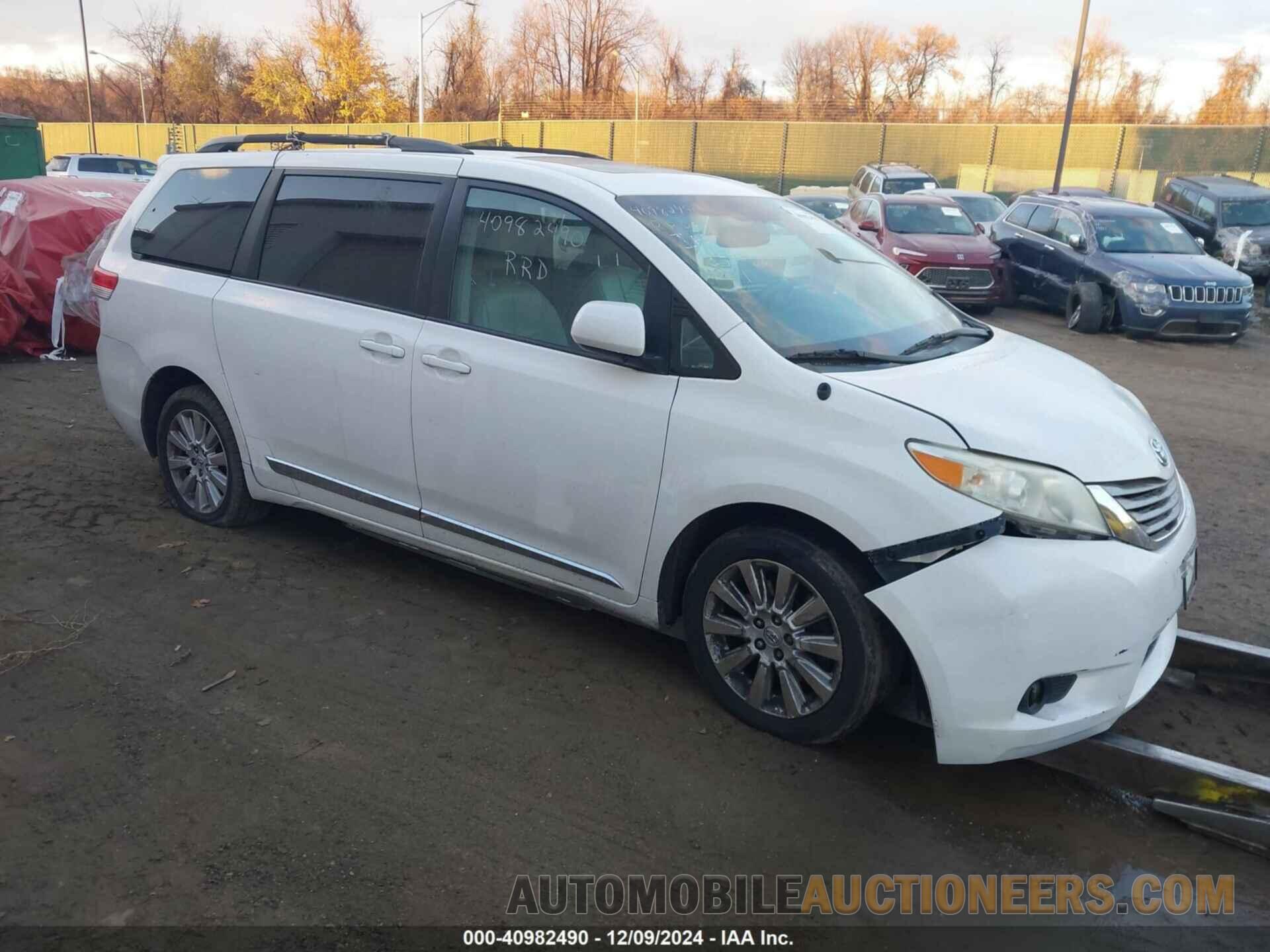 5TDDK3DC3BS014525 TOYOTA SIENNA 2011