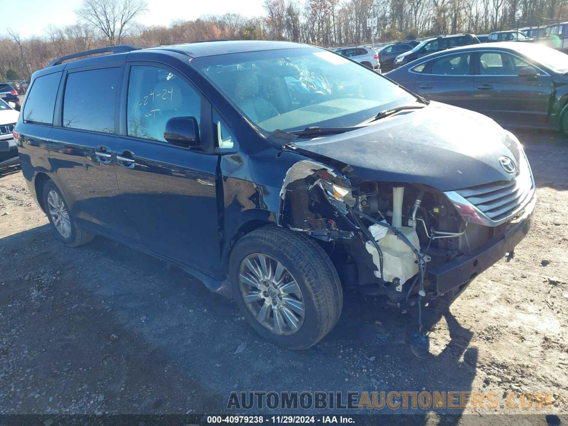 5TDDK3DC3DS051884 TOYOTA SIENNA 2013