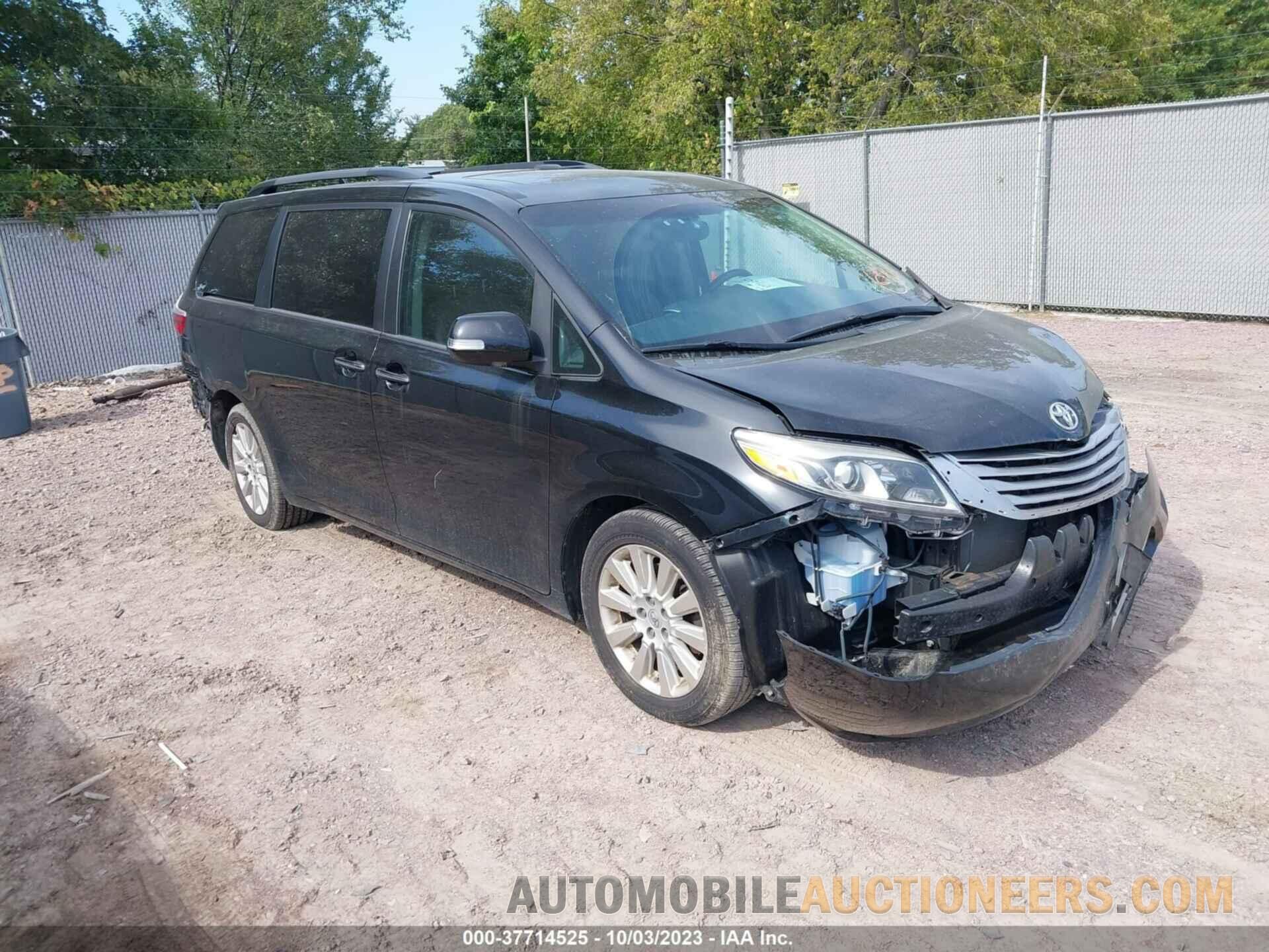 5TDDK3DC3FS116235 TOYOTA SIENNA 2015