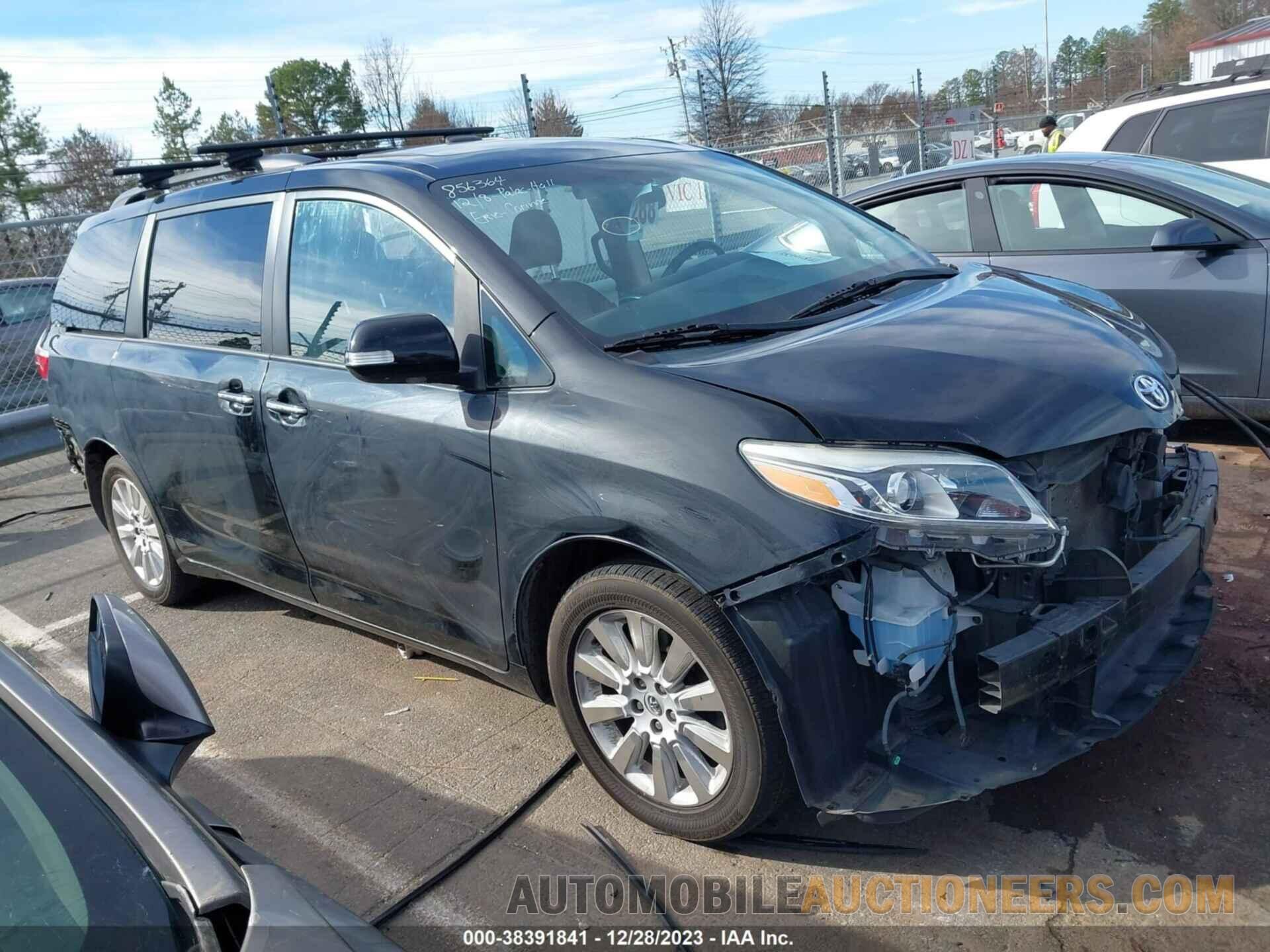 5TDDK3DC3FS123332 TOYOTA SIENNA 2015