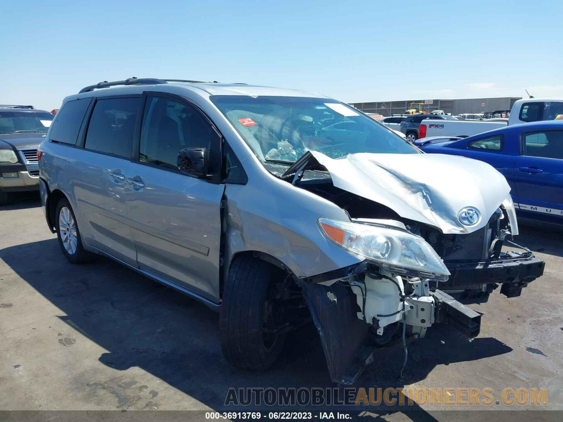 5TDDK3DC3GS129889 TOYOTA SIENNA 2016