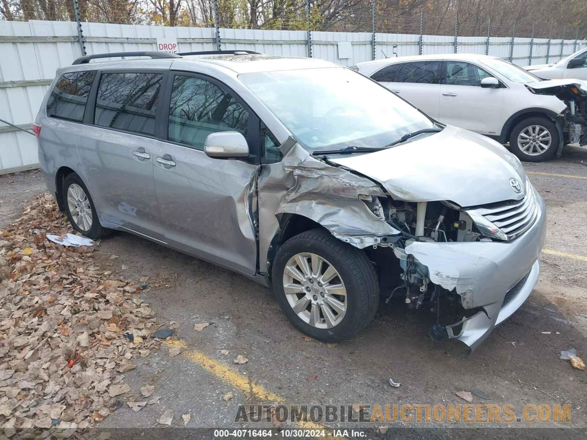 5TDDK3DC4FS096996 TOYOTA SIENNA 2015