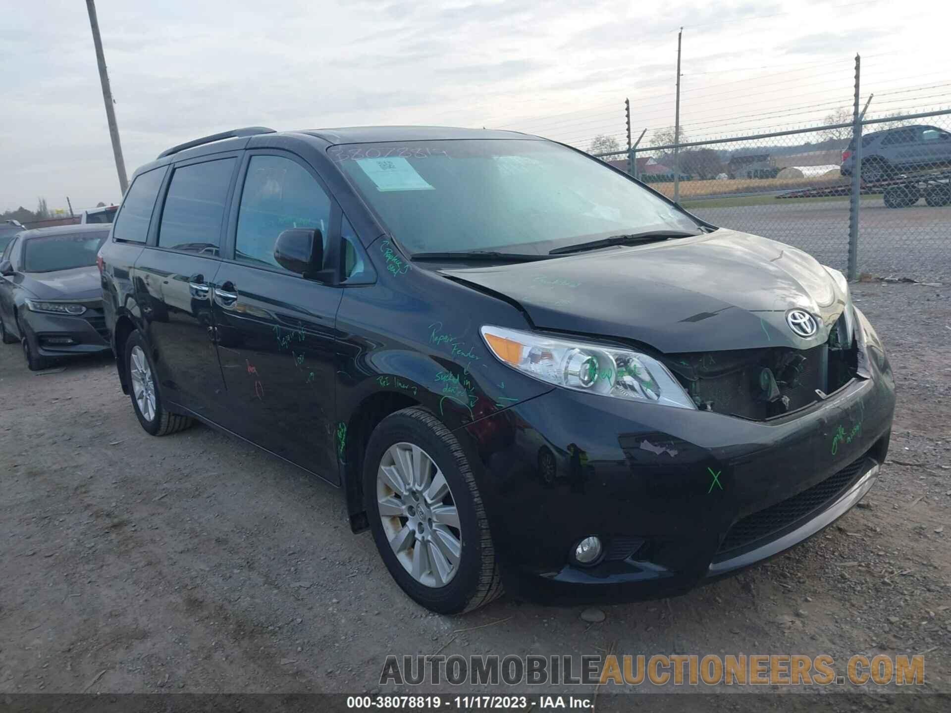 5TDDK3DC4FS109696 TOYOTA SIENNA 2015