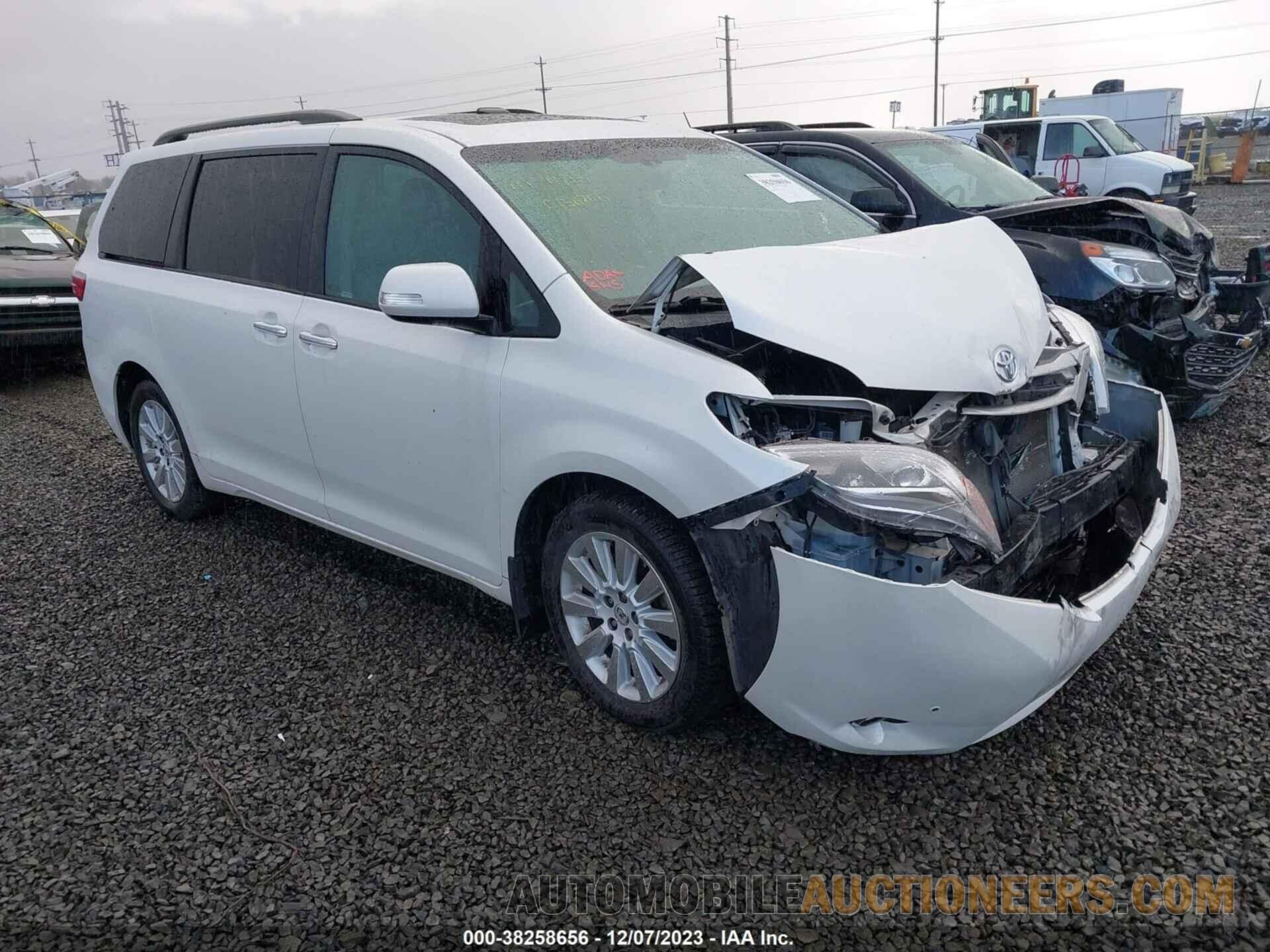 5TDDK3DC4FS128197 TOYOTA SIENNA 2015