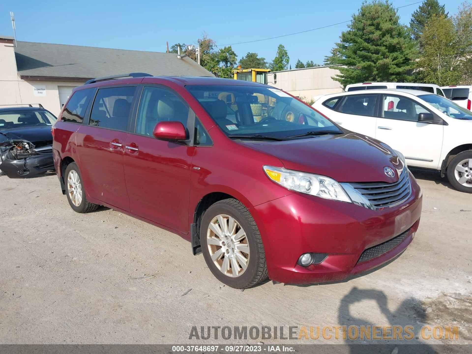 5TDDK3DC4GS135779 TOYOTA SIENNA 2016