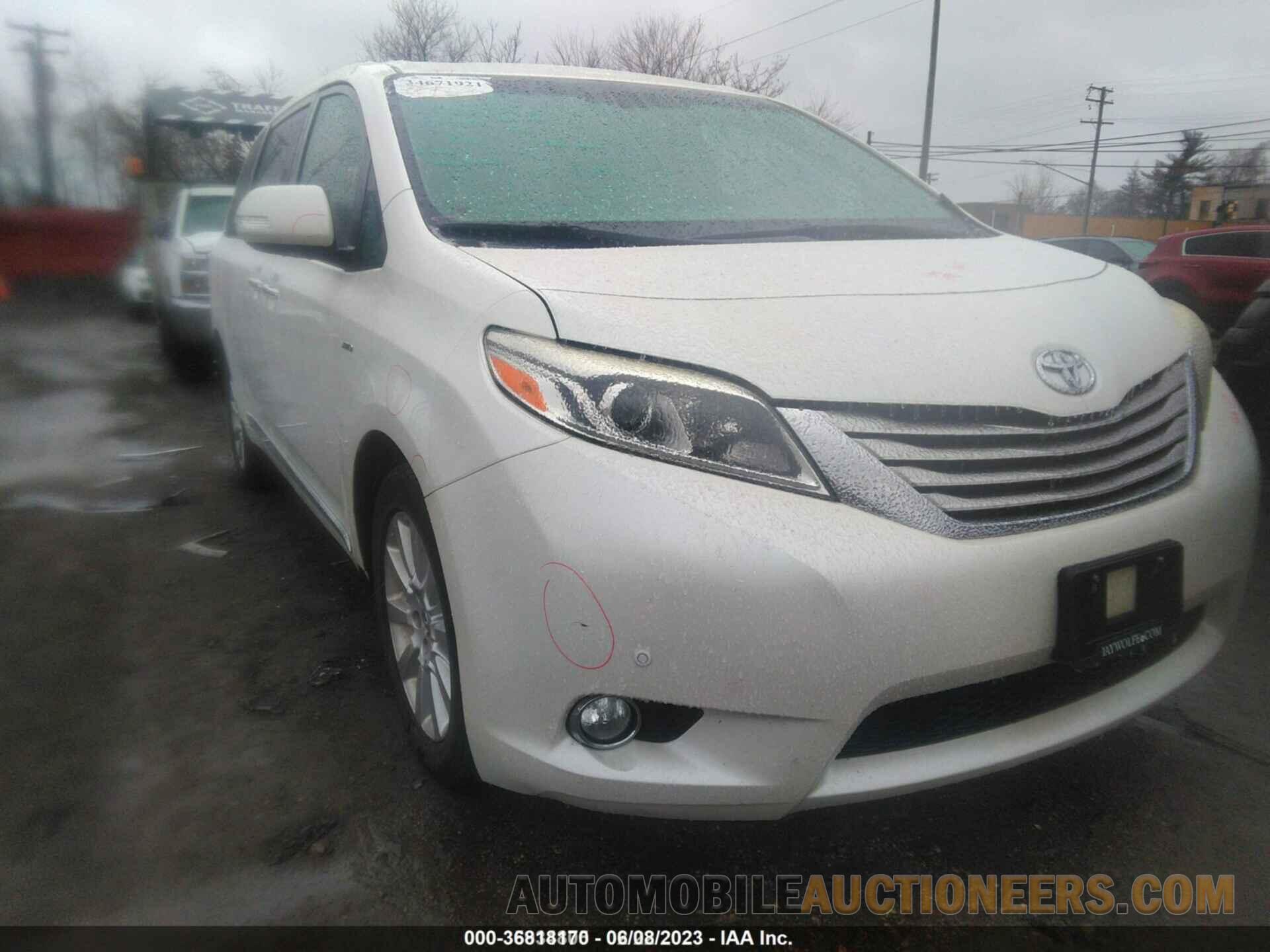 5TDDK3DC5GS130378 TOYOTA SIENNA 2016