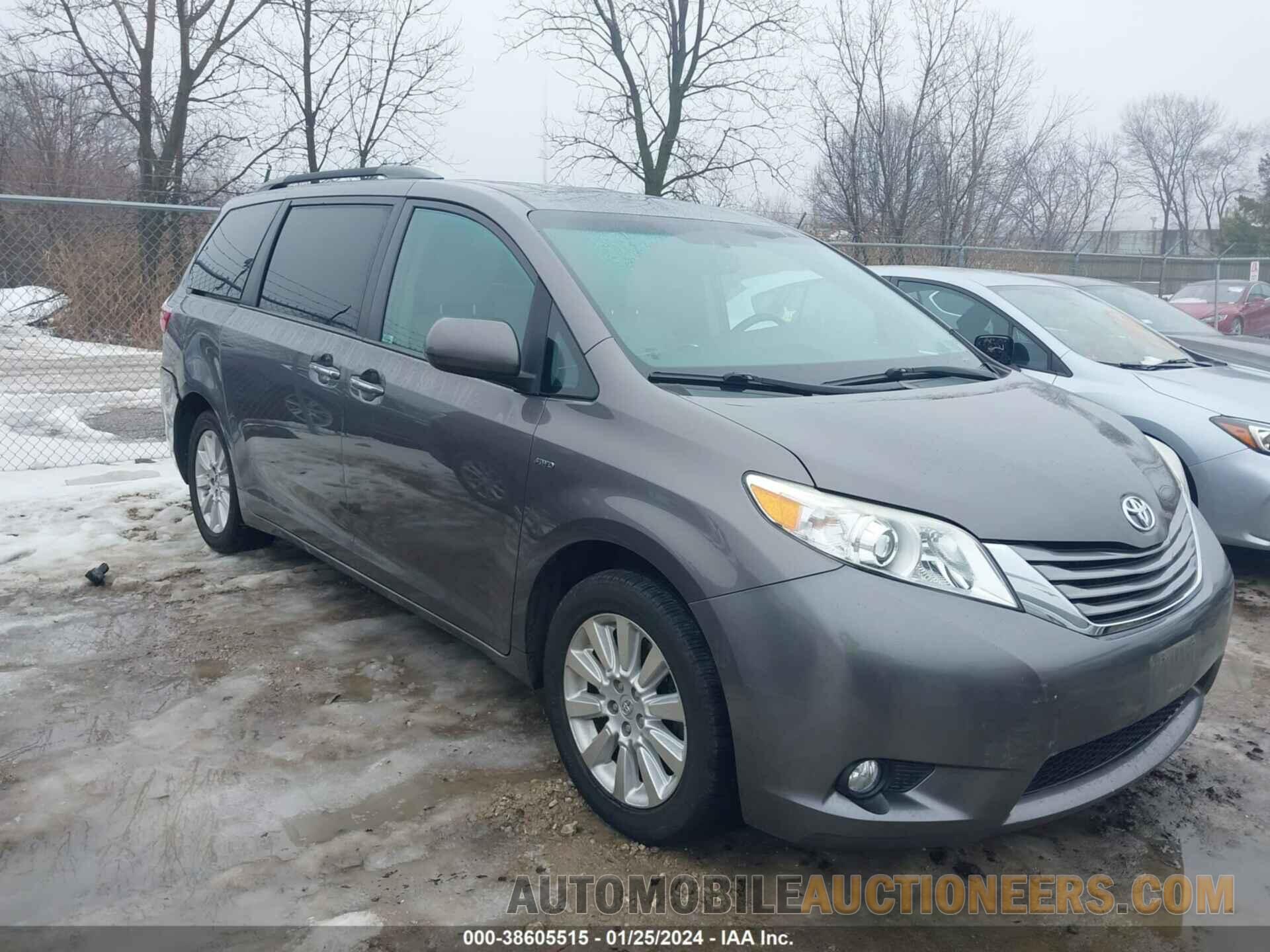 5TDDK3DC5GS133040 TOYOTA SIENNA 2016