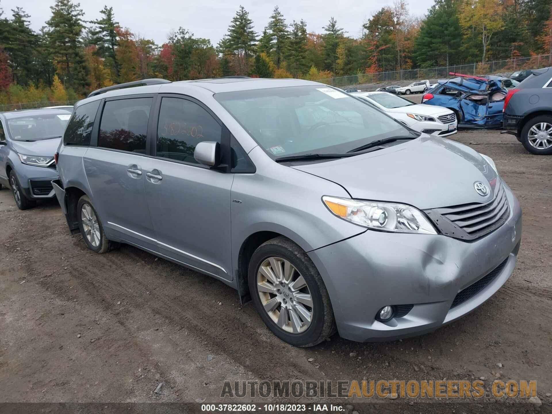 5TDDK3DC5GS136052 TOYOTA SIENNA 2016