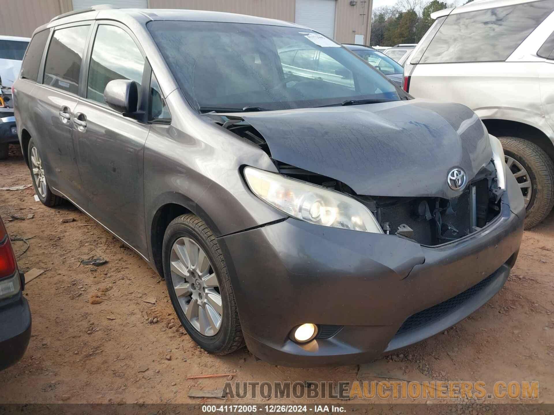 5TDDK3DC6DS054942 TOYOTA SIENNA 2013