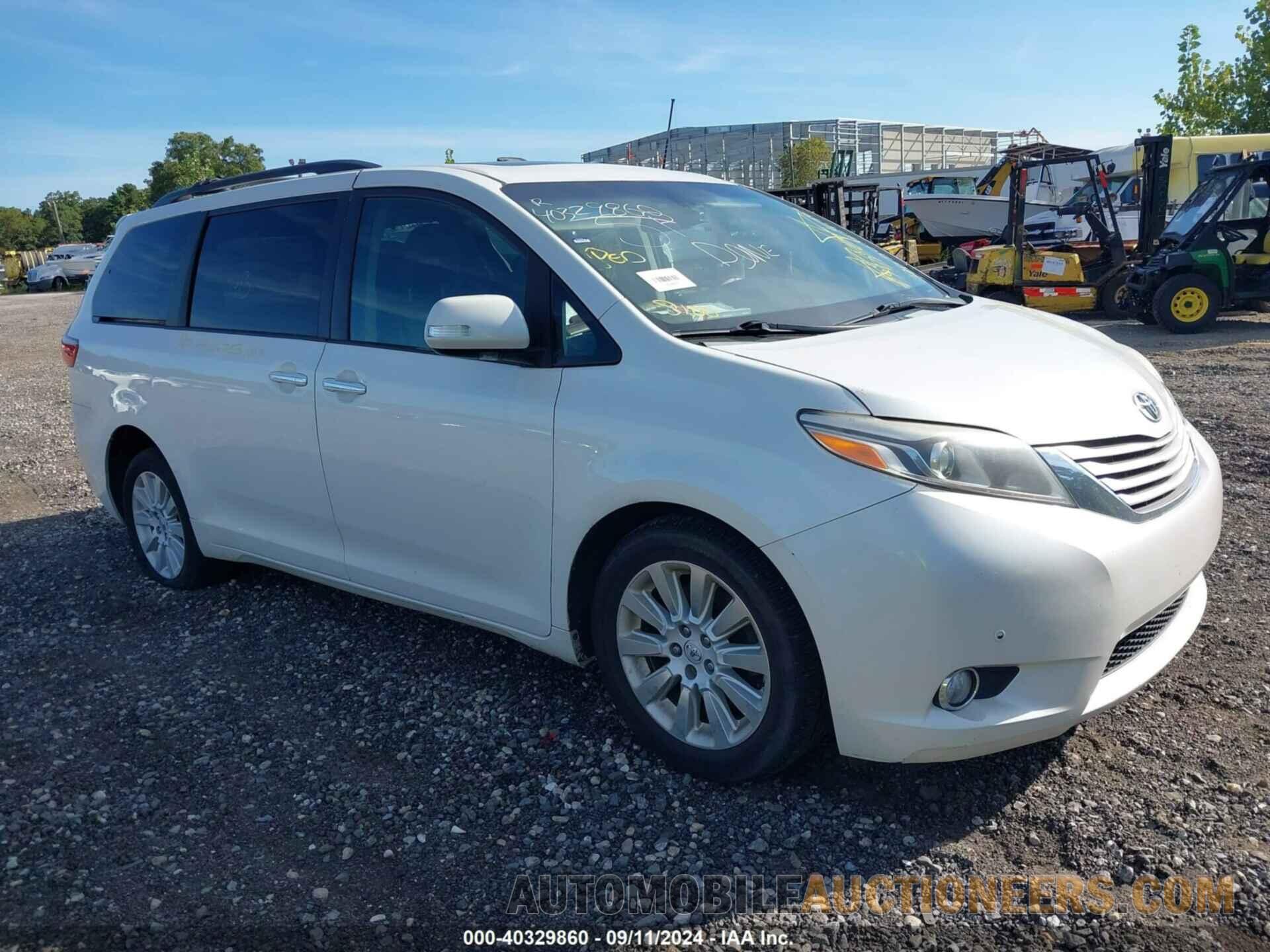 5TDDK3DC6FS097129 TOYOTA SIENNA 2015