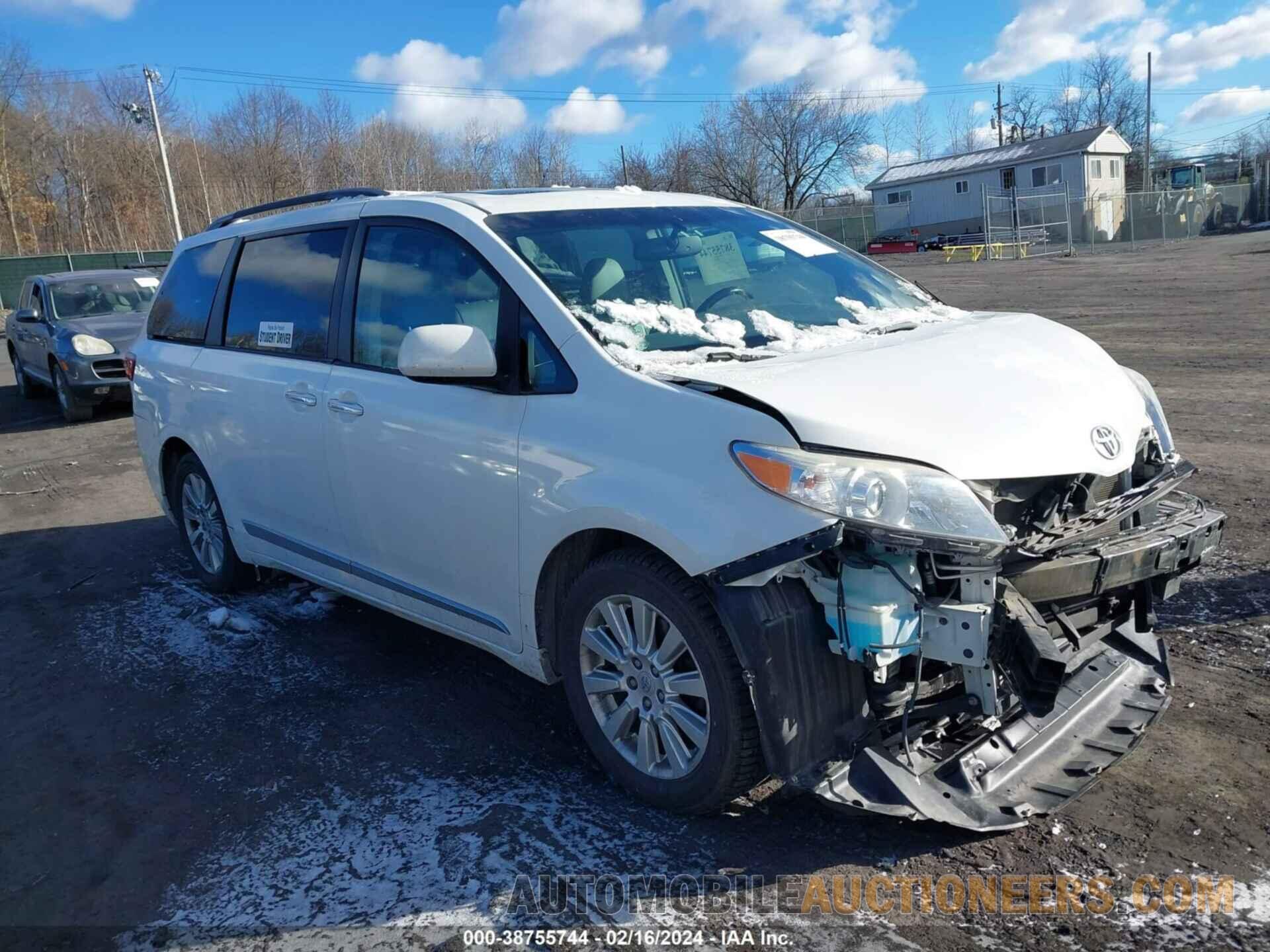 5TDDK3DC6GS131524 TOYOTA SIENNA 2016