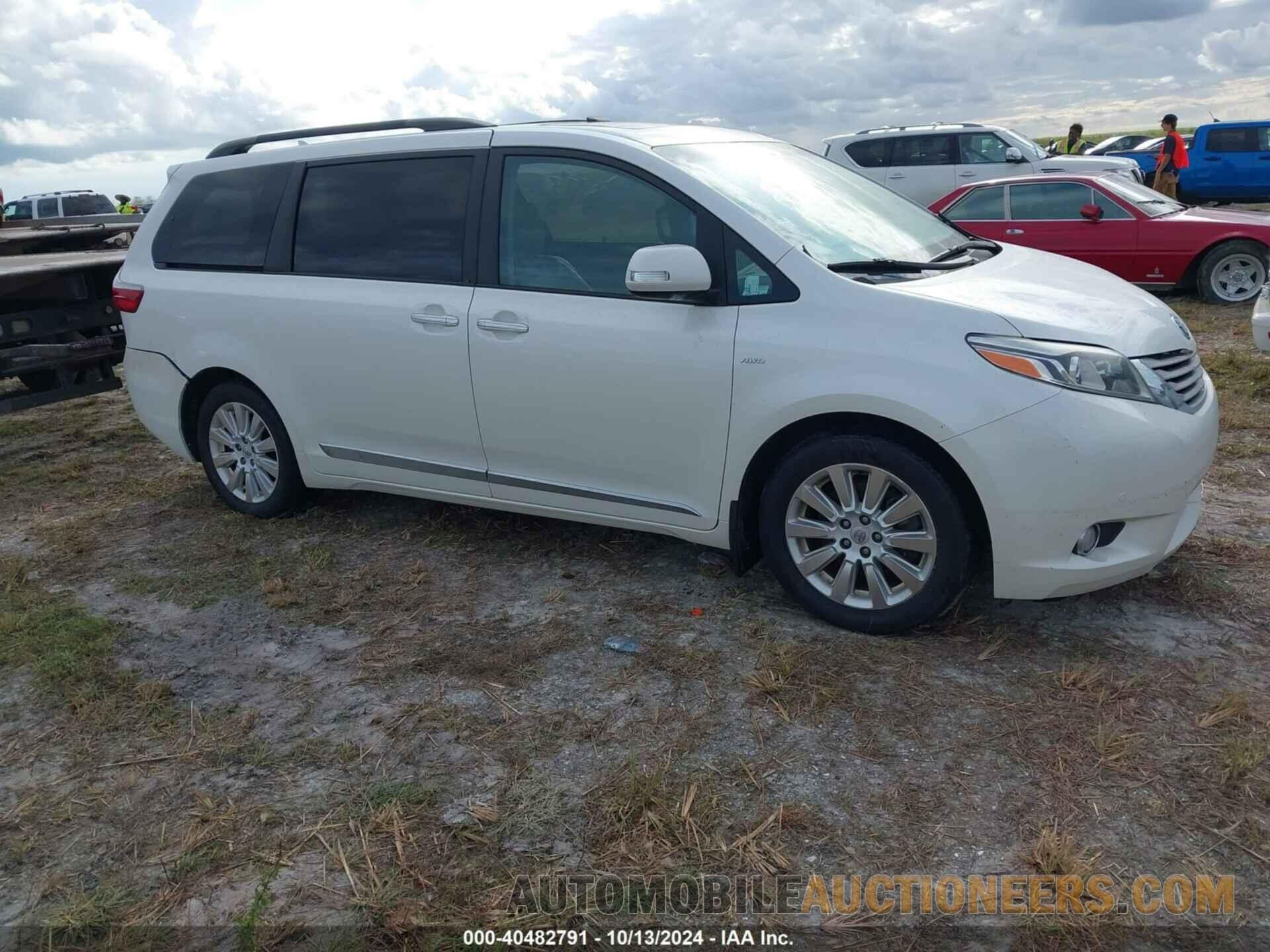 5TDDK3DC6GS135346 TOYOTA SIENNA 2016