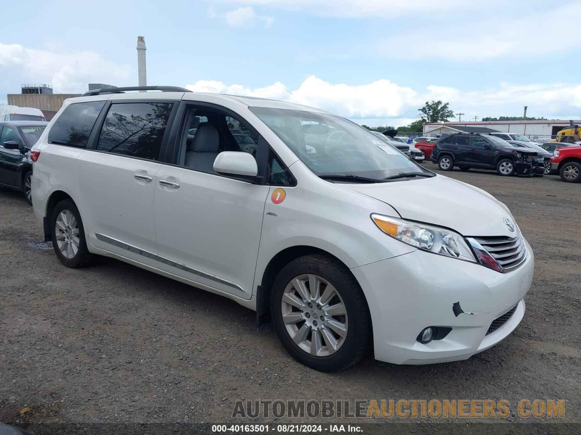 5TDDK3DC6GS143396 TOYOTA SIENNA 2016