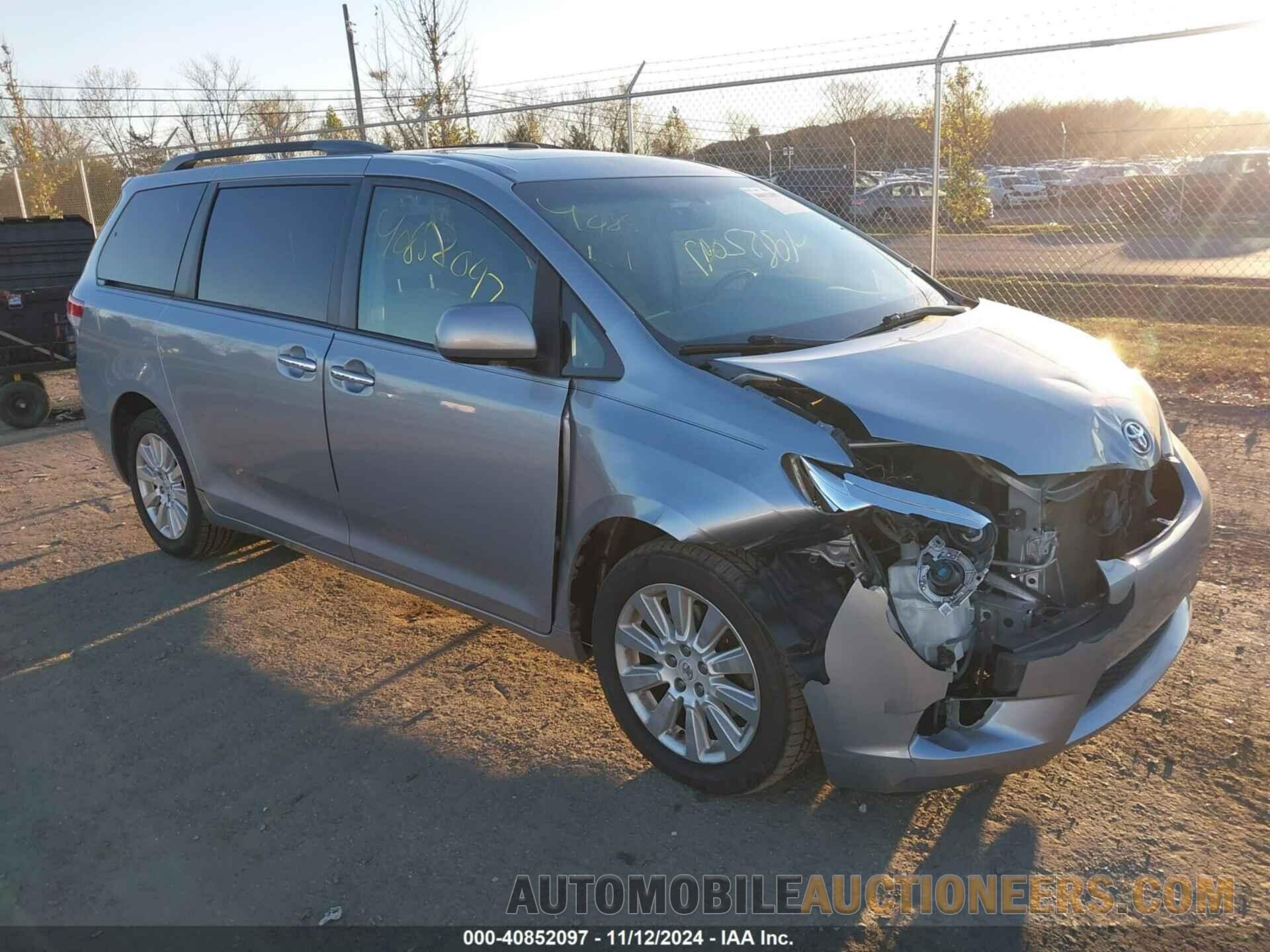 5TDDK3DC7CS035122 TOYOTA SIENNA 2012