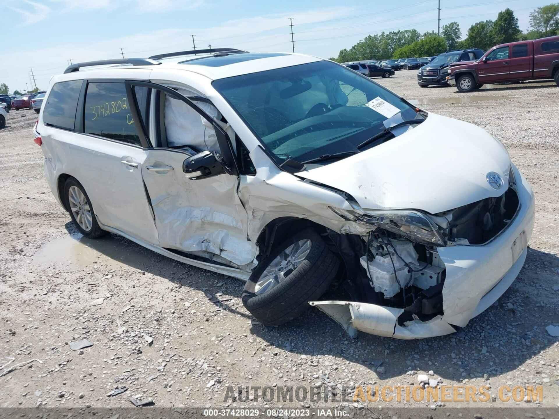 5TDDK3DC7FS107876 TOYOTA SIENNA 2015