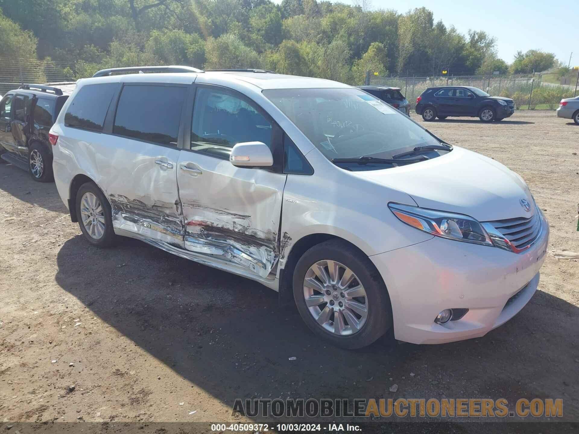 5TDDK3DC7GS130608 TOYOTA SIENNA 2016