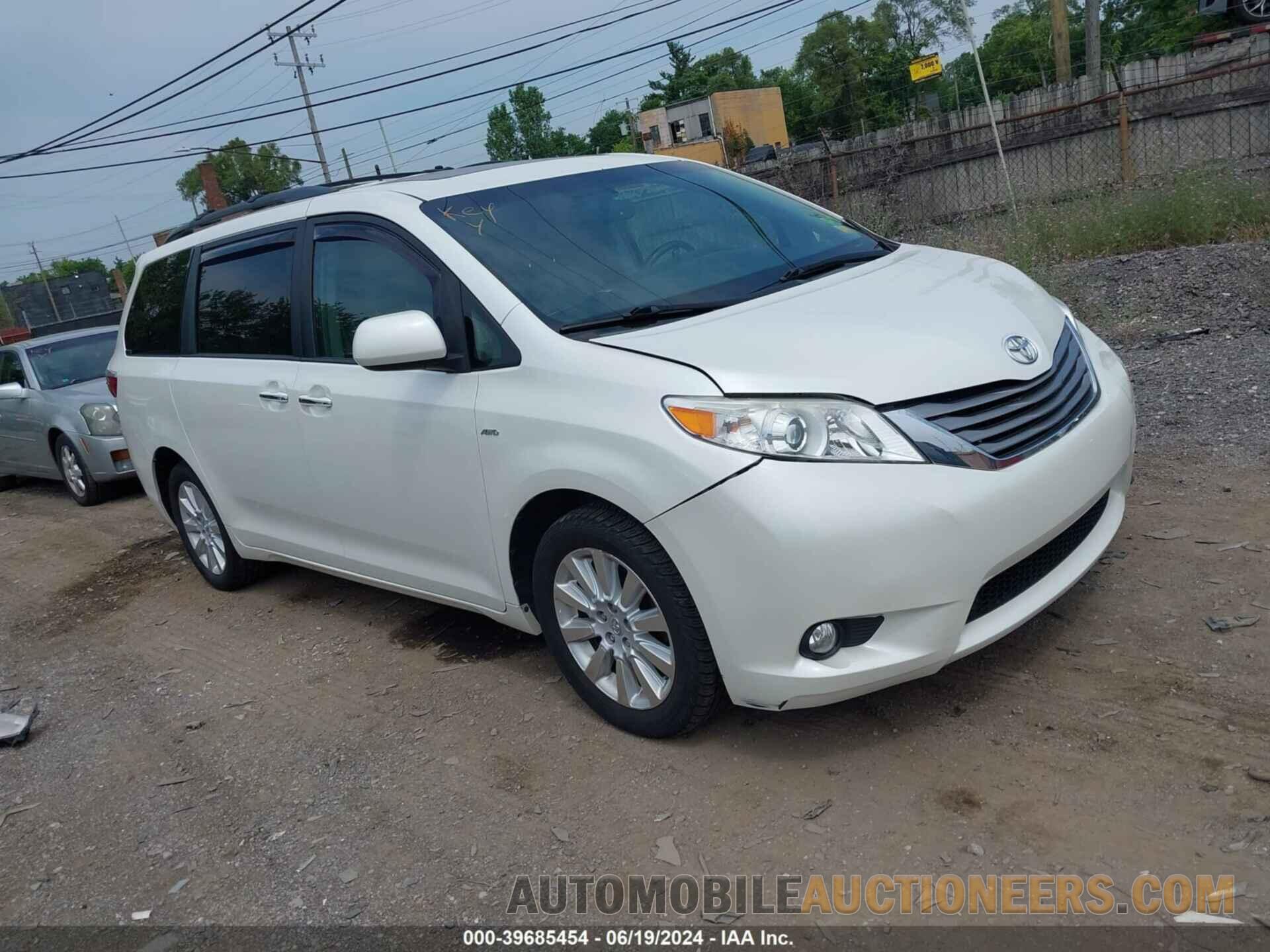 5TDDK3DC7GS133329 TOYOTA SIENNA 2016