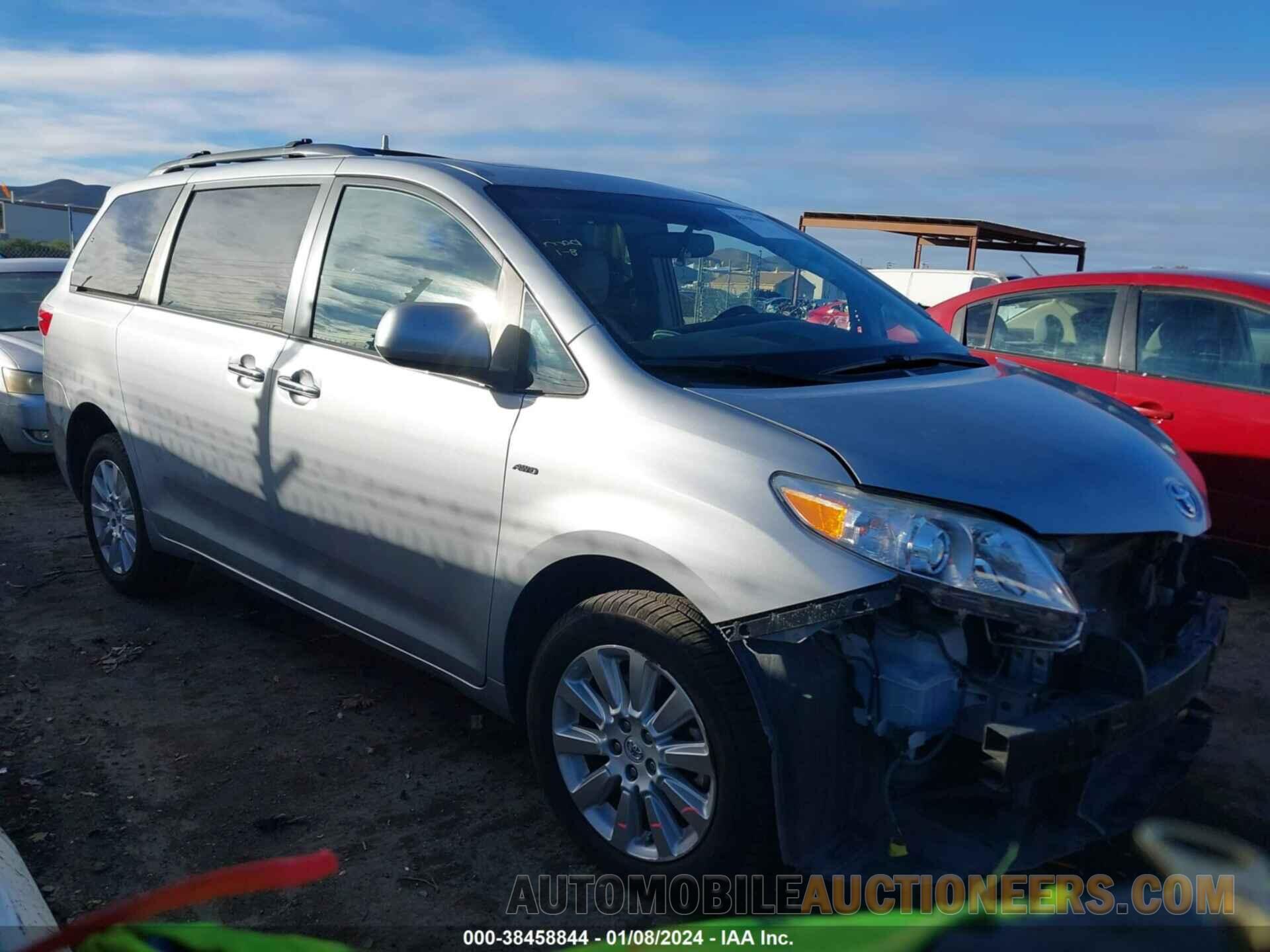 5TDDK3DC7GS139034 TOYOTA SIENNA 2016