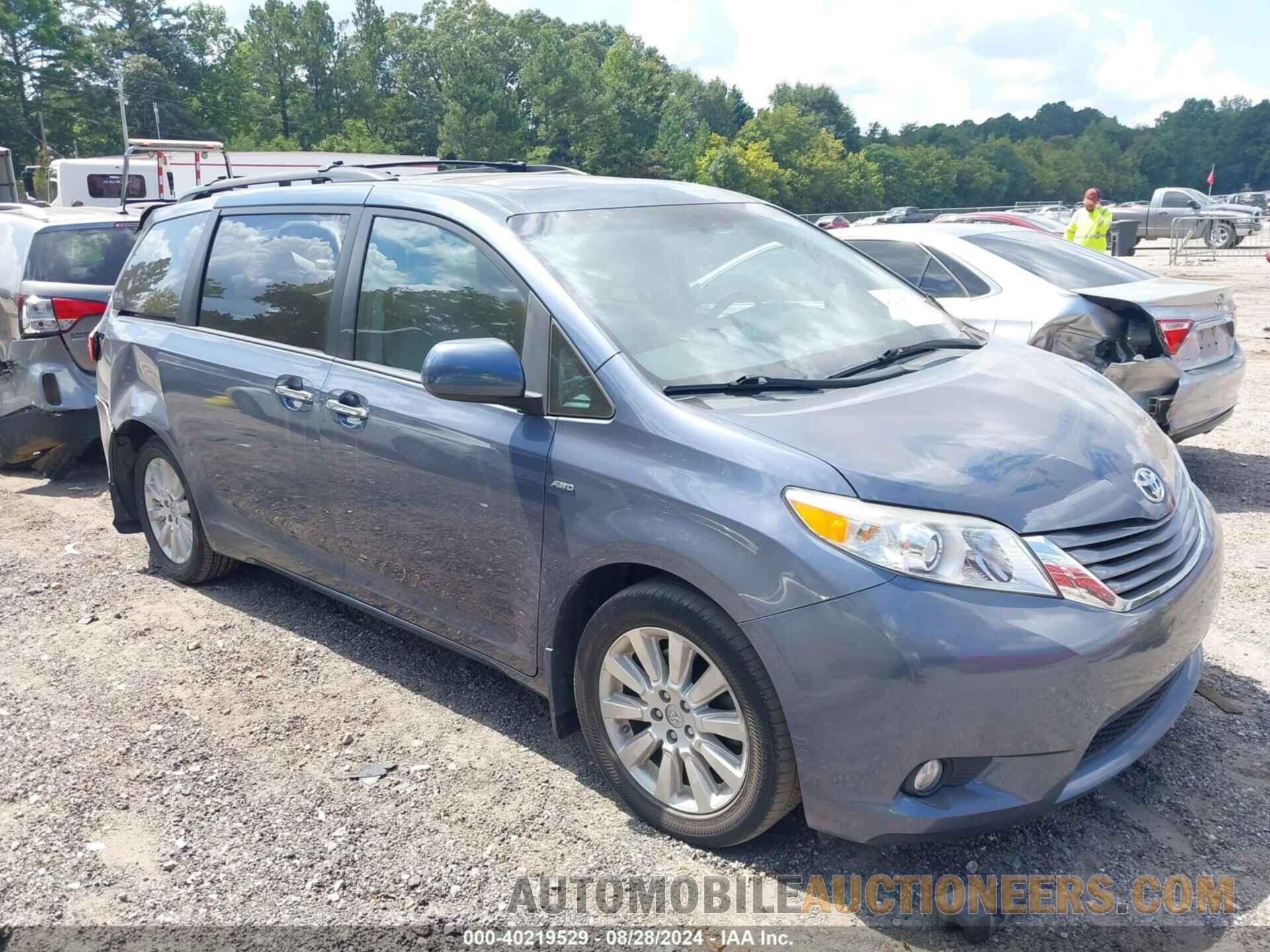 5TDDK3DC7GS139129 TOYOTA SIENNA 2016