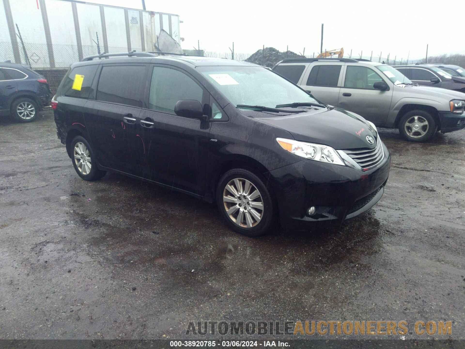 5TDDK3DC7GS140037 TOYOTA SIENNA 2016