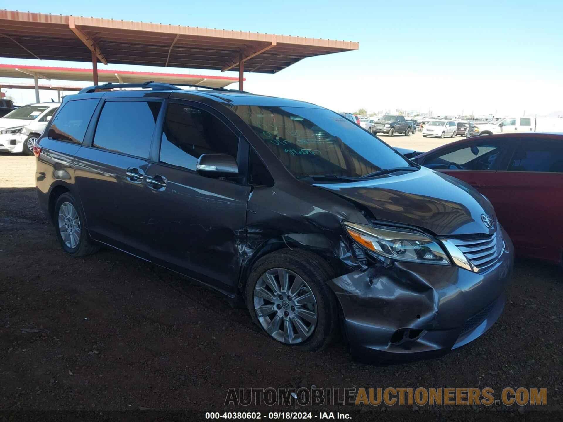 5TDDK3DC7GS140054 TOYOTA SIENNA 2016