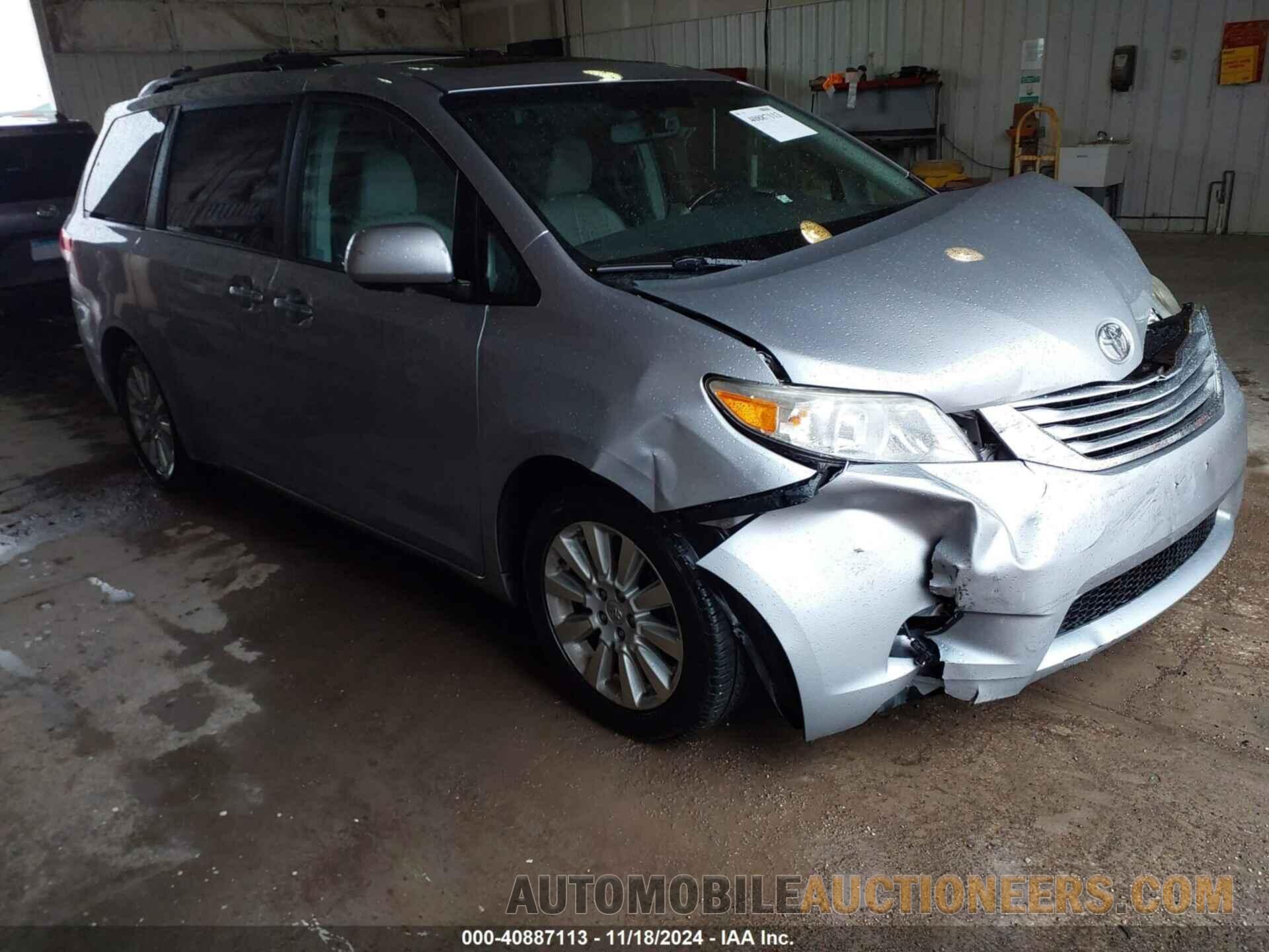 5TDDK3DC8CS045979 TOYOTA SIENNA 2012