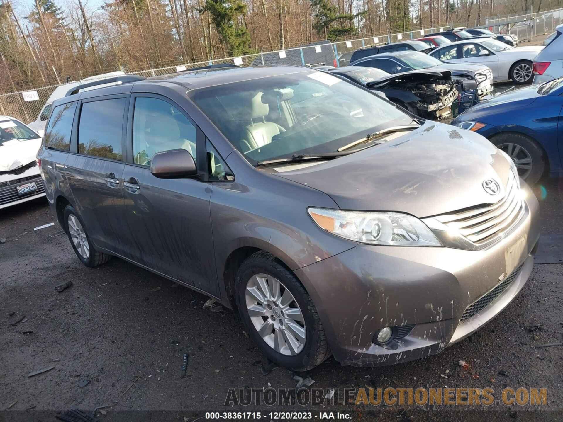 5TDDK3DC8FS113069 TOYOTA SIENNA 2015