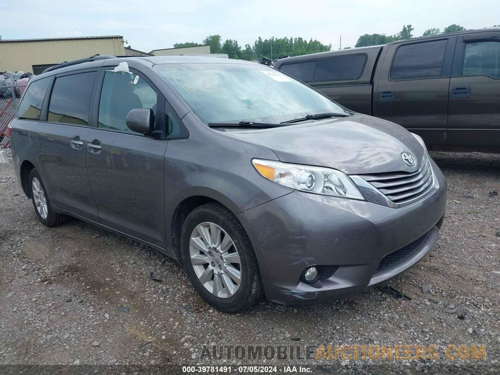 5TDDK3DC8FS115176 TOYOTA SIENNA 2015