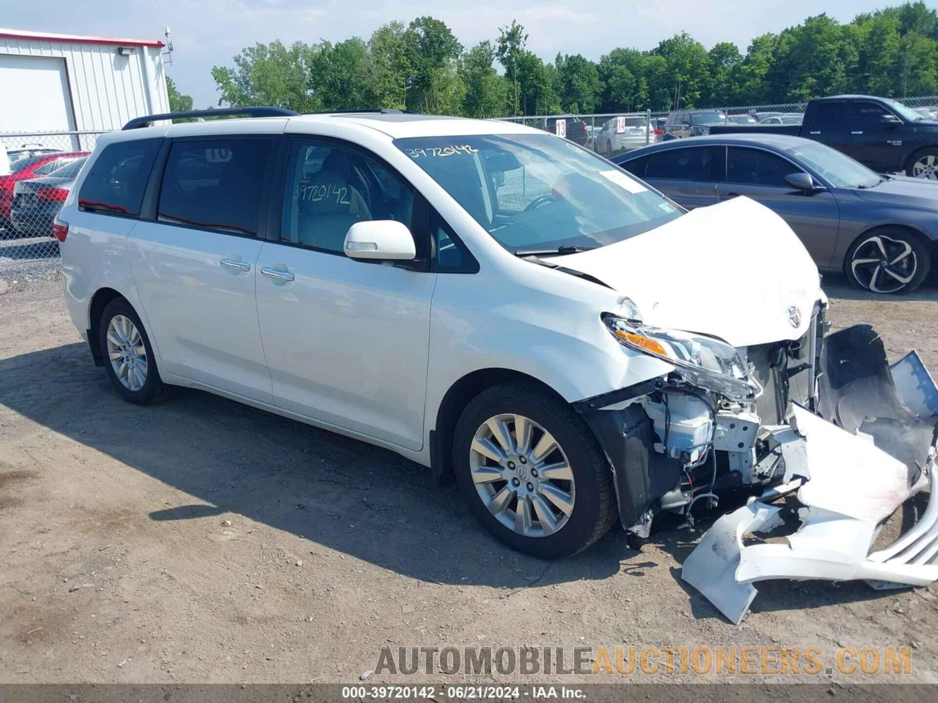 5TDDK3DC8FS115601 TOYOTA SIENNA 2015