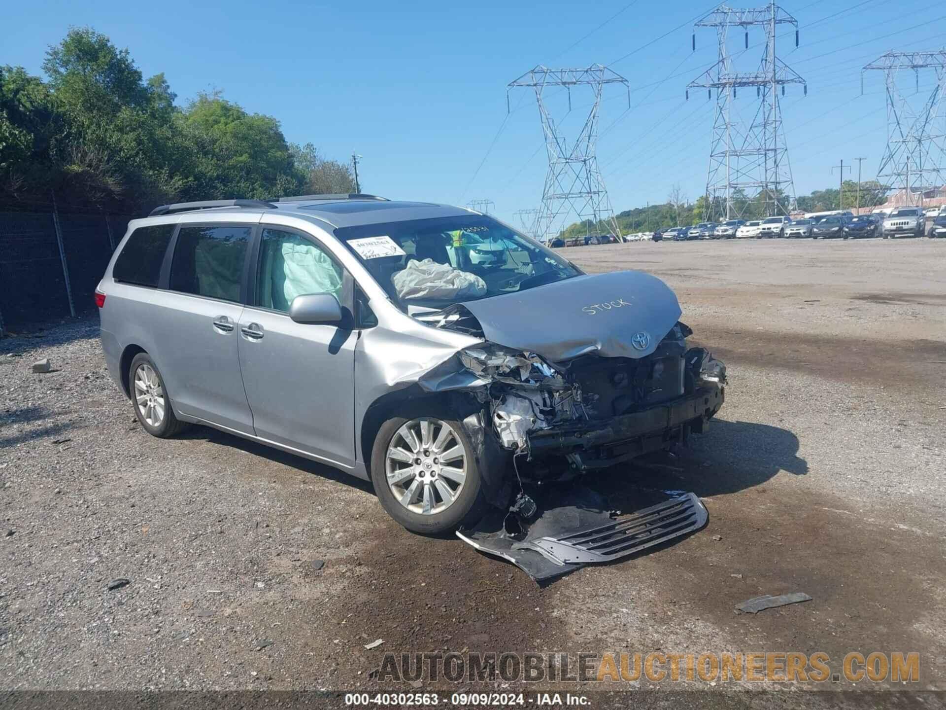 5TDDK3DC8FS125531 TOYOTA SIENNA 2015