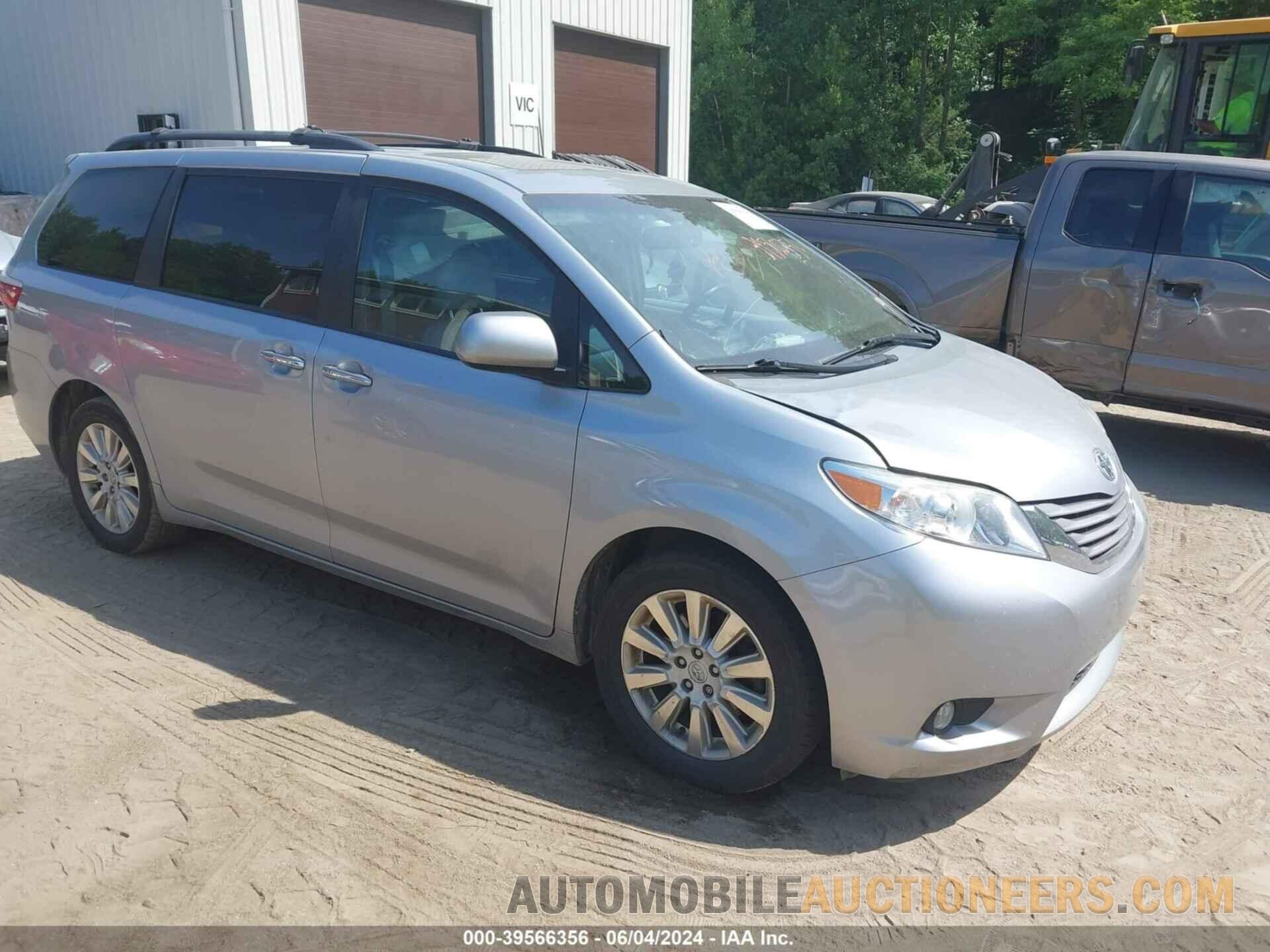 5TDDK3DC8FS127487 TOYOTA SIENNA 2015