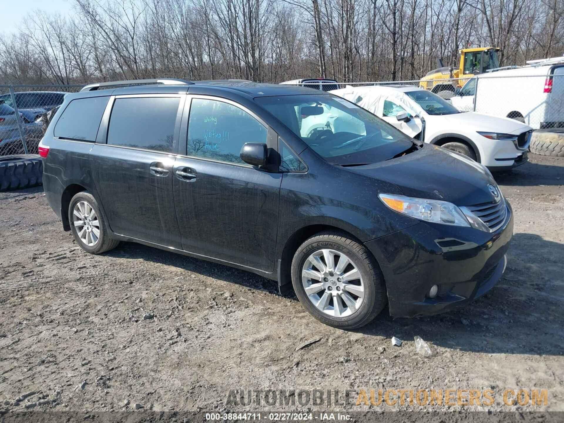 5TDDK3DC8GS131086 TOYOTA SIENNA 2016