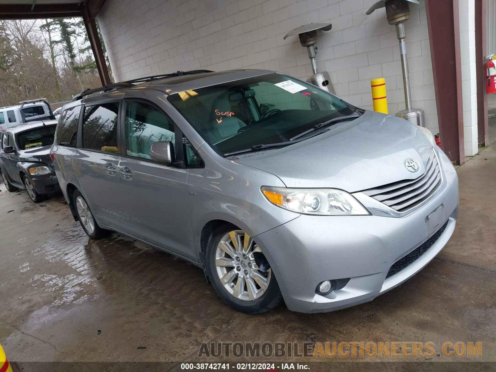 5TDDK3DC8GS138748 TOYOTA SIENNA 2016