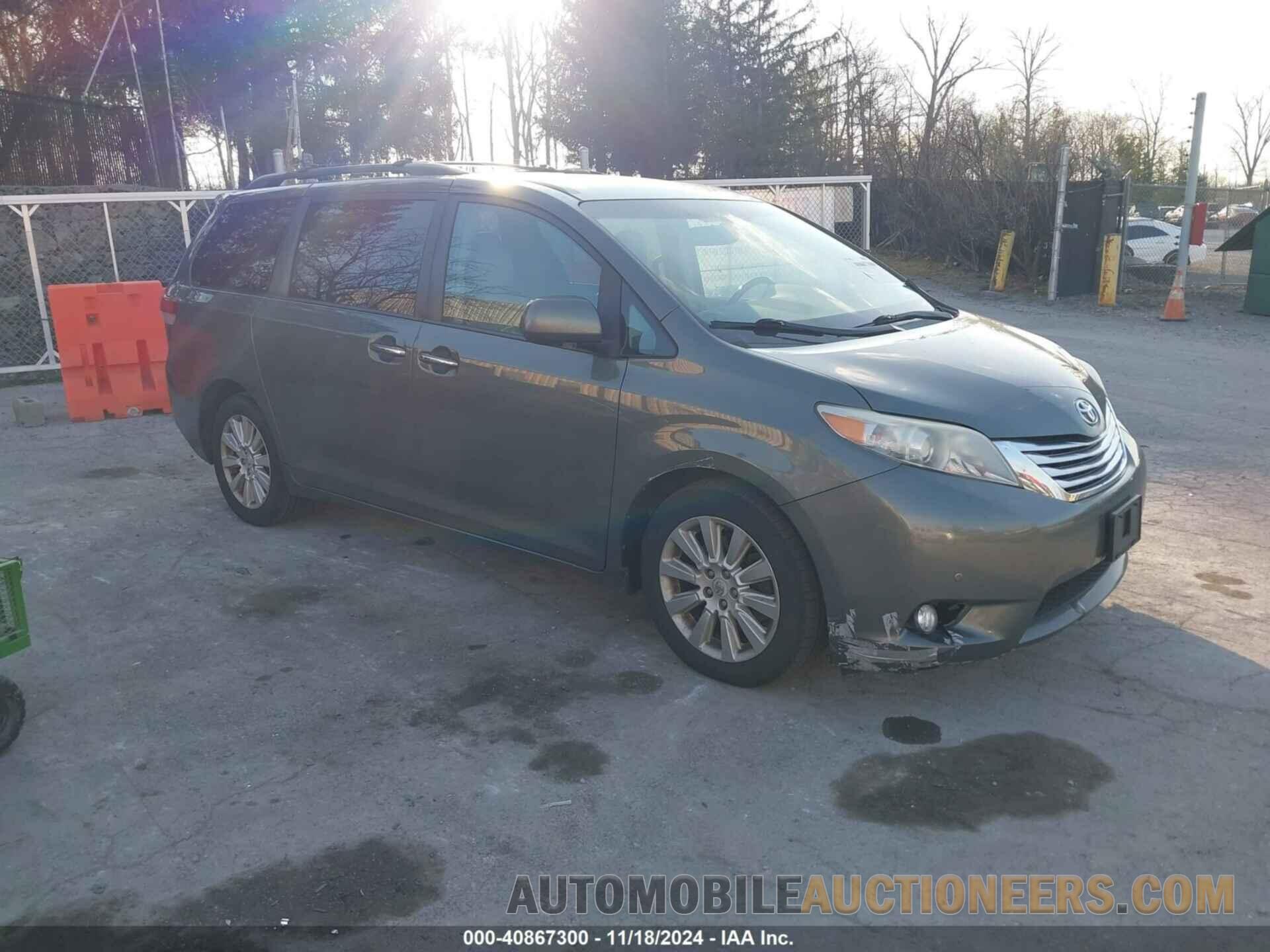 5TDDK3DC9BS005490 TOYOTA SIENNA 2011