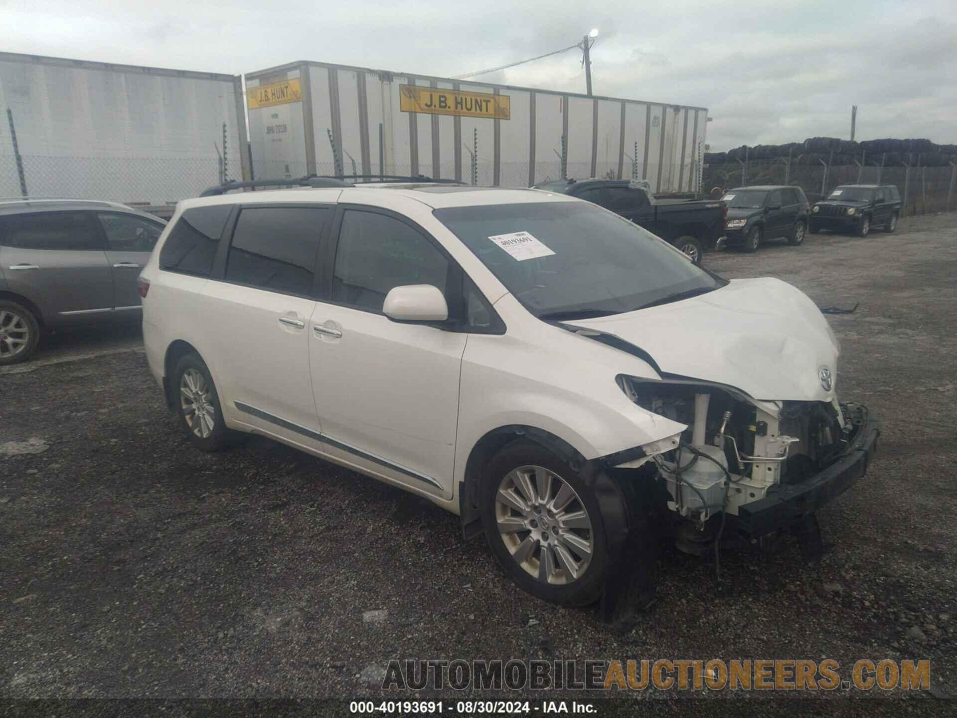 5TDDK3DC9FS118023 TOYOTA SIENNA 2015