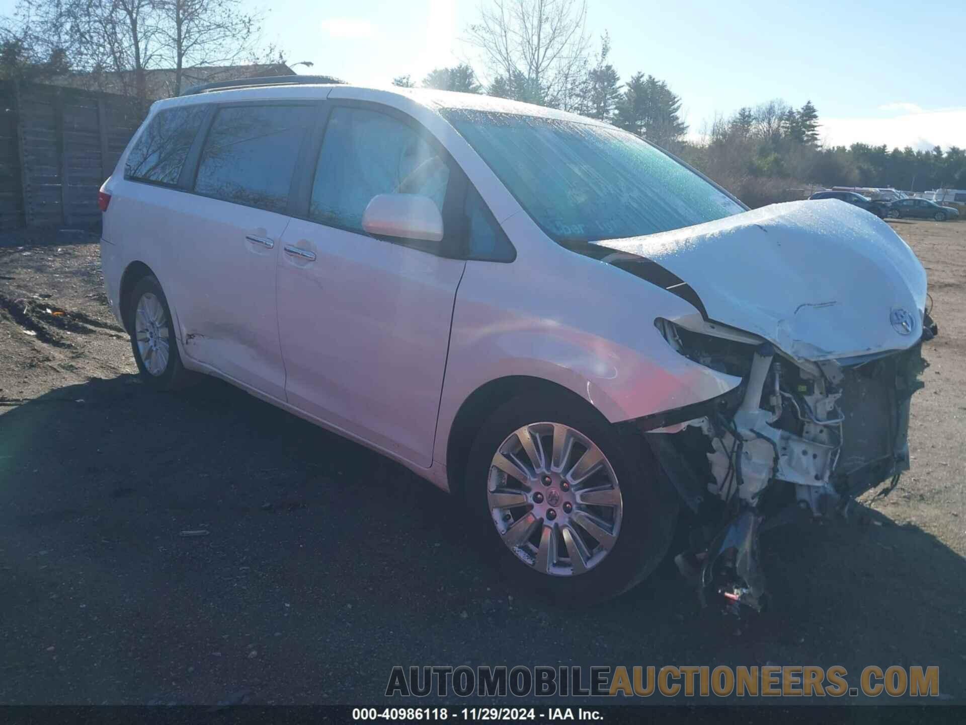 5TDDK3DC9FS124310 TOYOTA SIENNA 2015