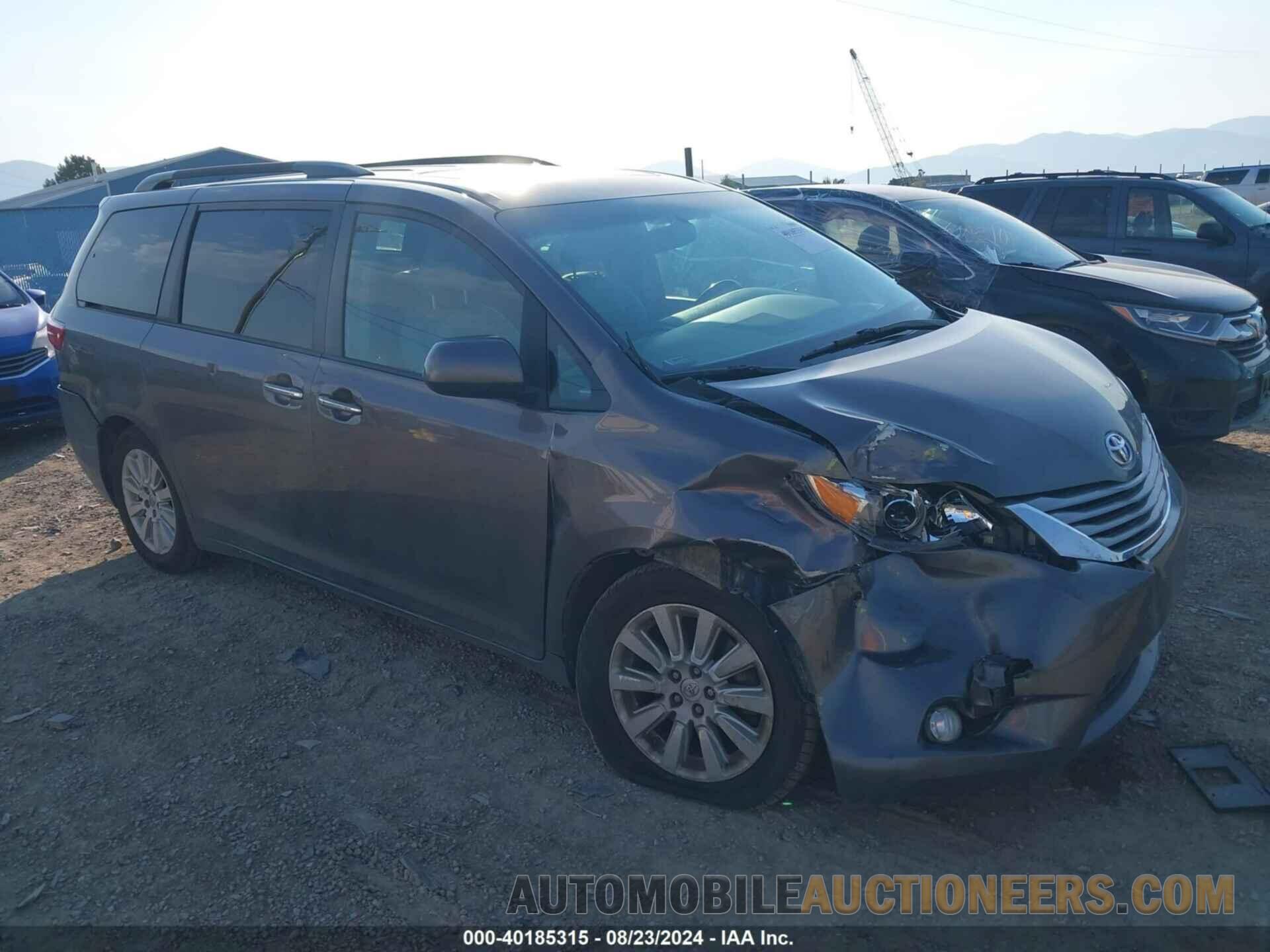 5TDDK3DC9FS128289 TOYOTA SIENNA 2015