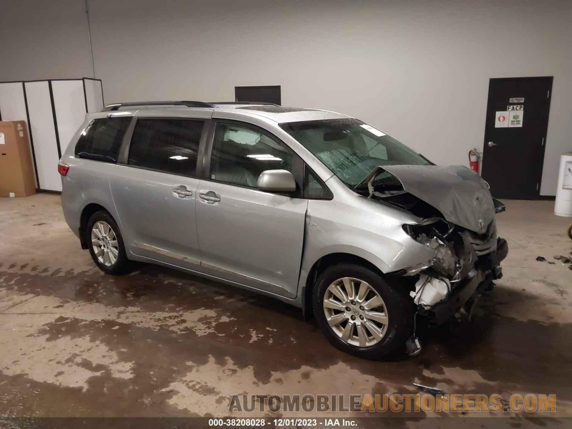 5TDDK3DC9GS143828 TOYOTA SIENNA 2016